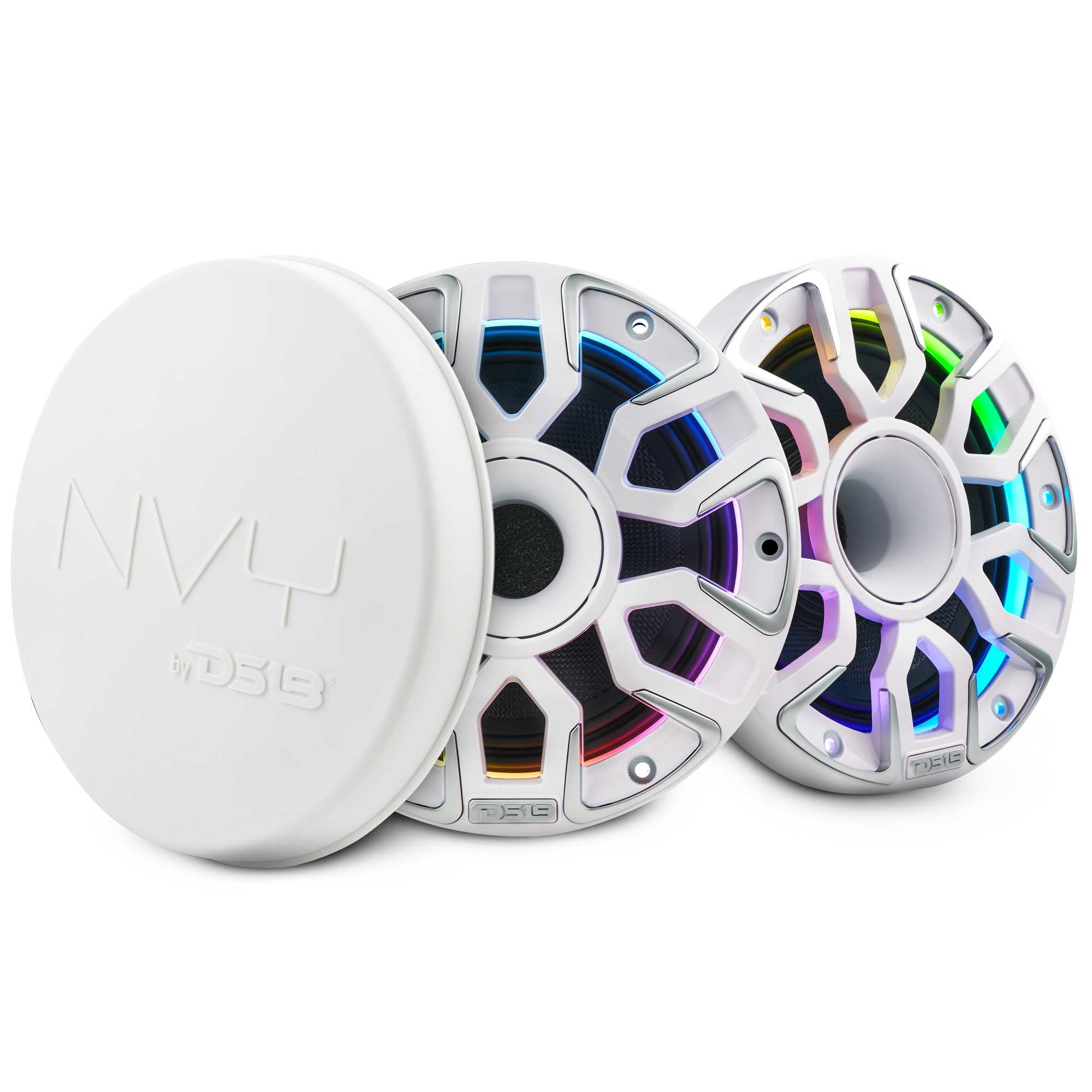DS18 6.5” Marine Grade Hybrid Coaxial Speaker With Neodymium Magnet, Kevlar Cone, and Compression Driver | 200W RMS 4-Ohm