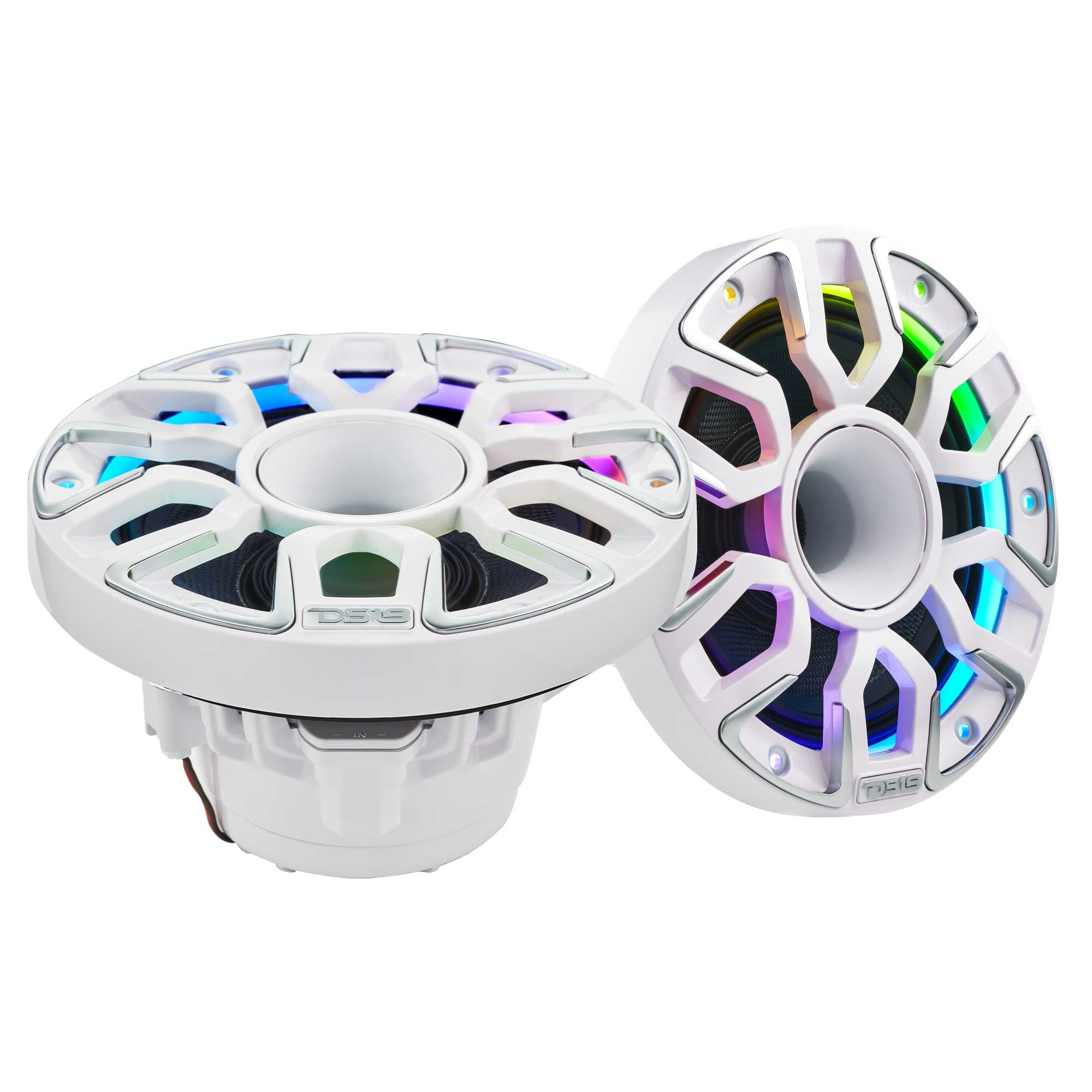 DS18 6.5” Marine Grade Hybrid Coaxial Speaker With Neodymium Magnet, Kevlar Cone, and Compression Driver | 200W RMS 4-Ohm