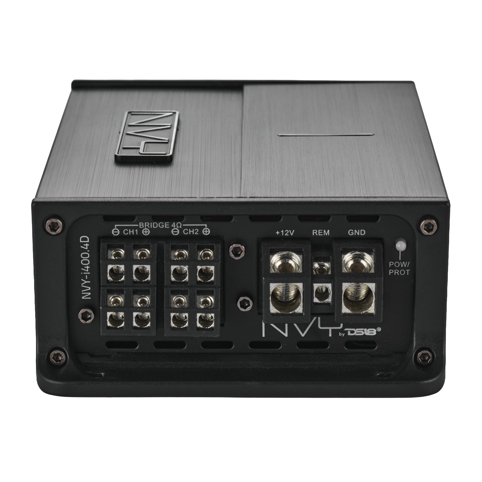 DS18 NVY-i400.4D NVY Full Range 4-Channel Amplifier 4 x 400 Watts RMS @ 2-Ohm — view 4 of 5