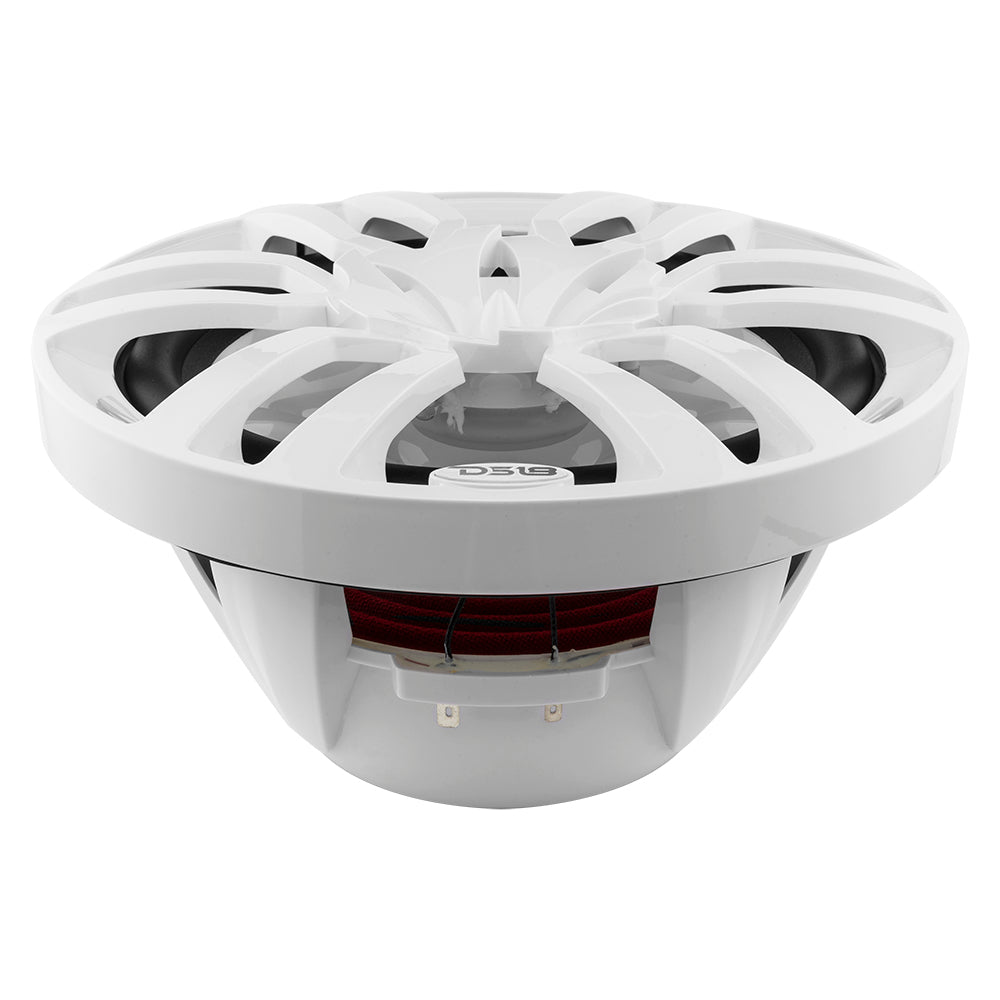 DS18 NXL 10" 2-Way Coaxial Marine Speaker with LED RGB Lights | 200W RMS 4-Ohm