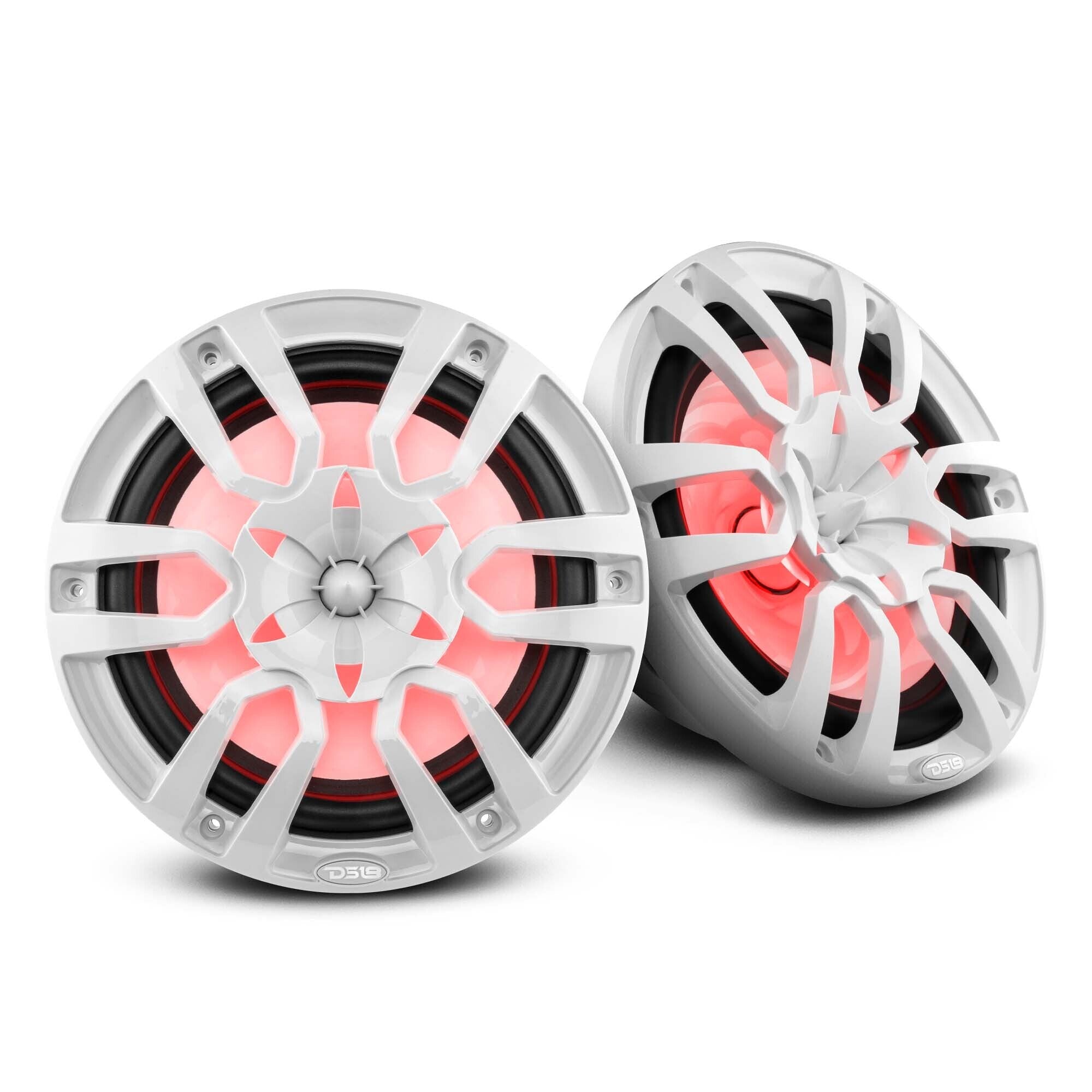 DS18 NXL 10" 2-Way Coaxial Marine Speaker with LED RGB Lights | 200W RMS 4-Ohm