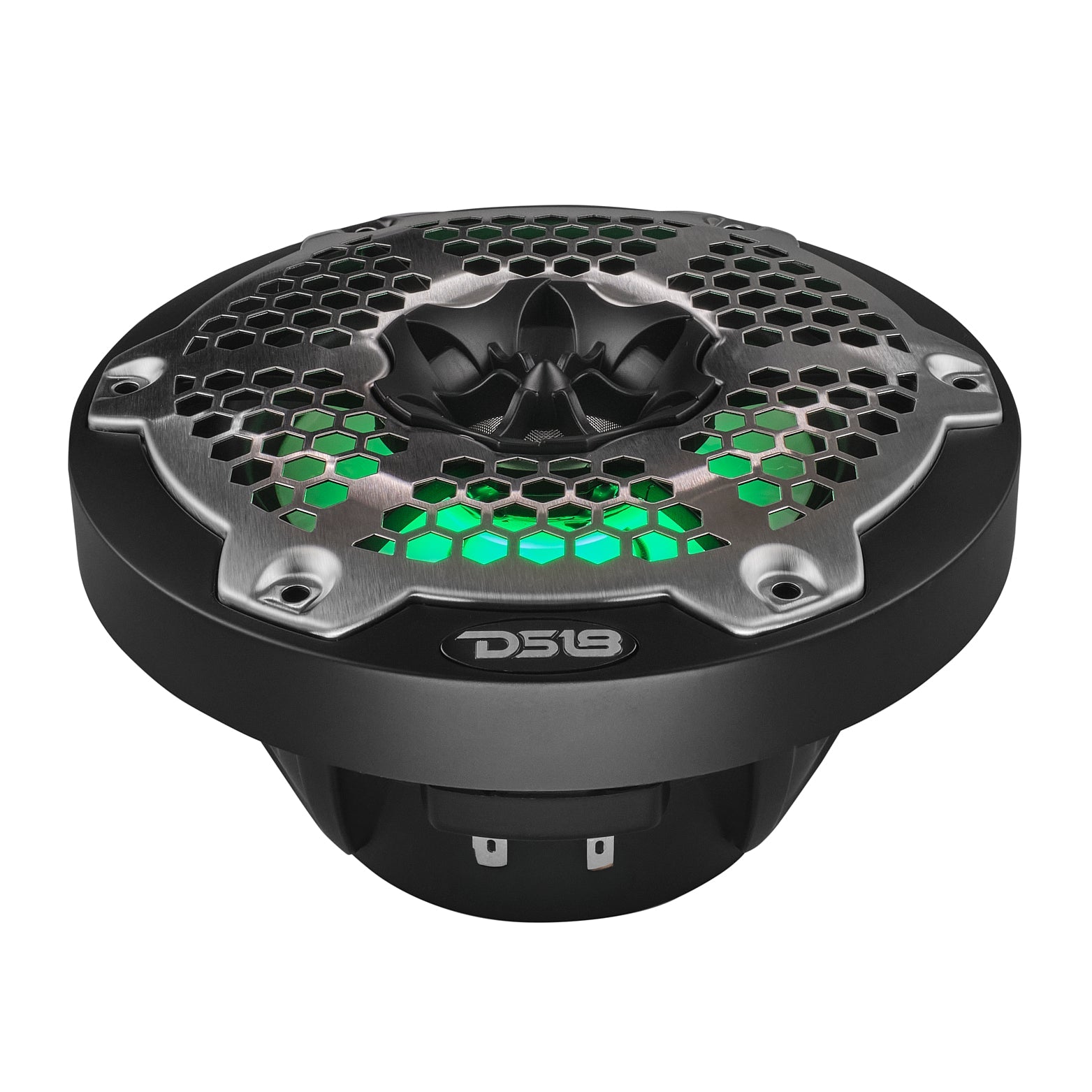 DS18 NXL 6.5" 2-Way Coaxial Marine Speaker with RGB LED Lights 100 Watts Rms 4-Ohm