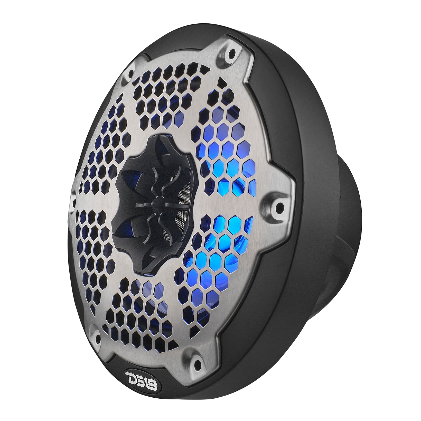 DS18 NXL 6.5" 2-Way Coaxial Marine Speaker with RGB LED Lights 100 Watts Rms 4-Ohm