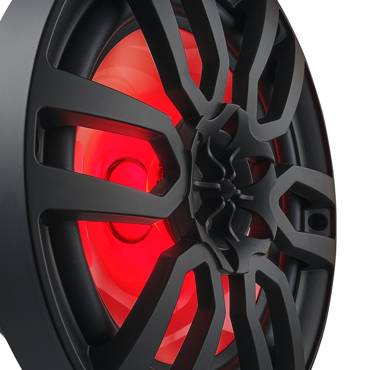 DS18 NXL 8" 2-Way Coaxial Marine Speaker with LED RGB Lights | 125W RMS 4-Ohm