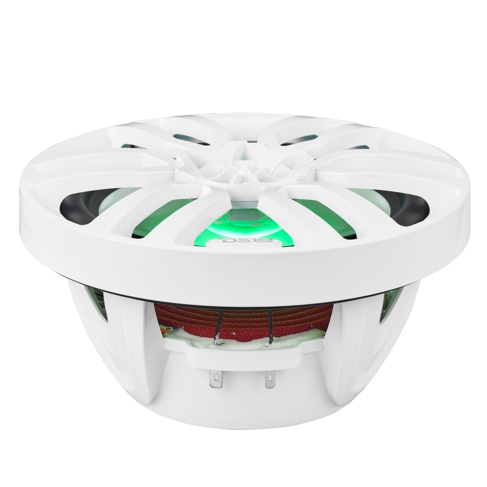 DS18 NXL 8" 2-Way Coaxial Marine Speaker with LED RGB Lights | 125W RMS 4-Ohm
