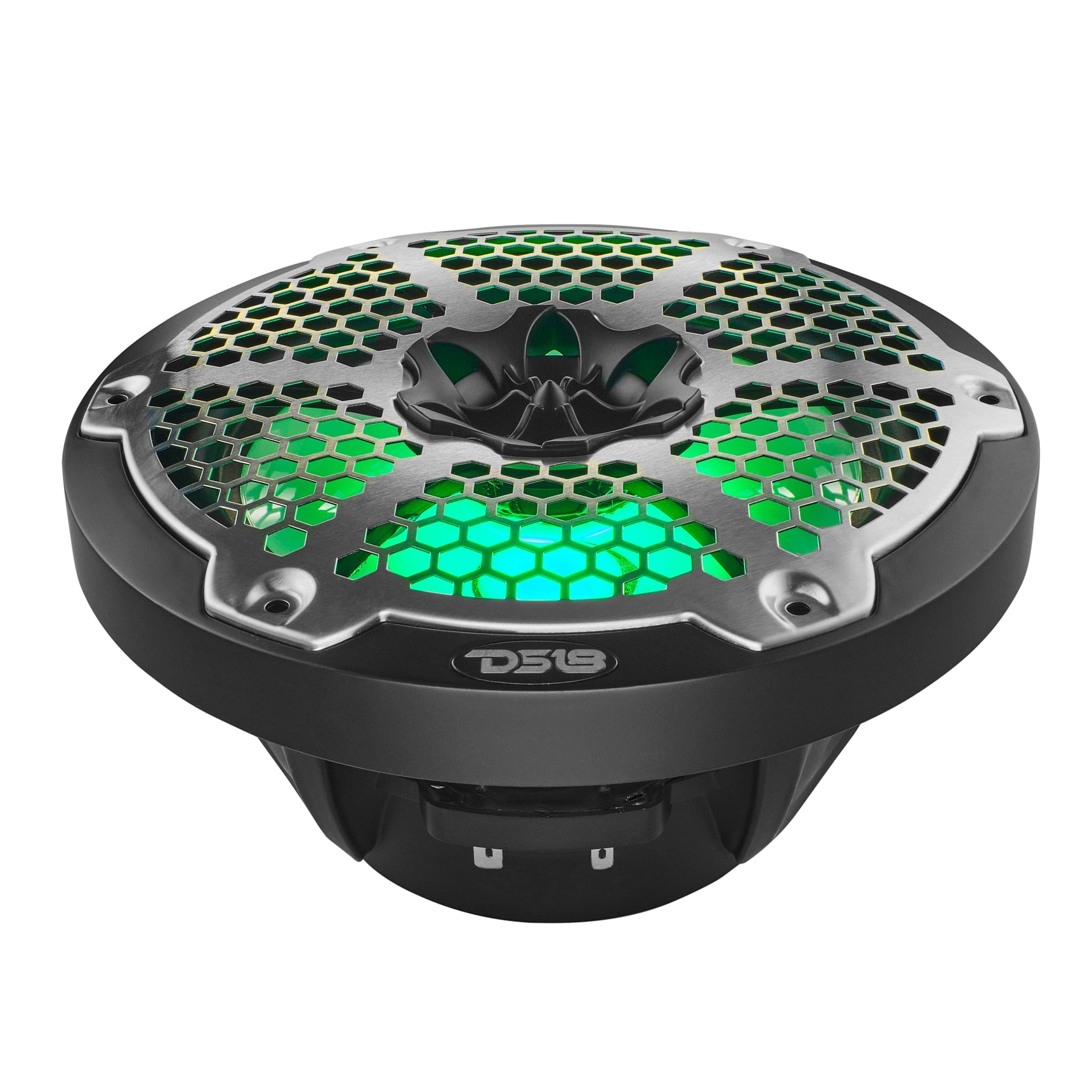 DS18 NXL 8" 2-Way Coaxial Marine Speaker With LED RGB Lights 125 Watts Rms 4-Ohm