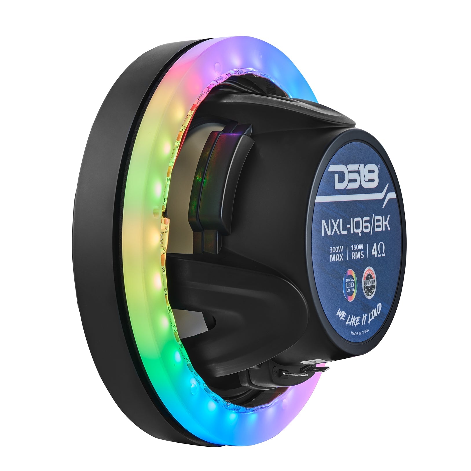 DS18 6.5" Digital LED Ring for Marine and Powersporst Speakers and Towers