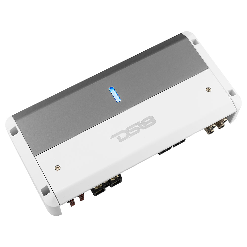 DS18 NXL 2-Channel Full-Range Class D IPX5 Marine Amplifier | 2 x 250W RMS @ 4-Ohm