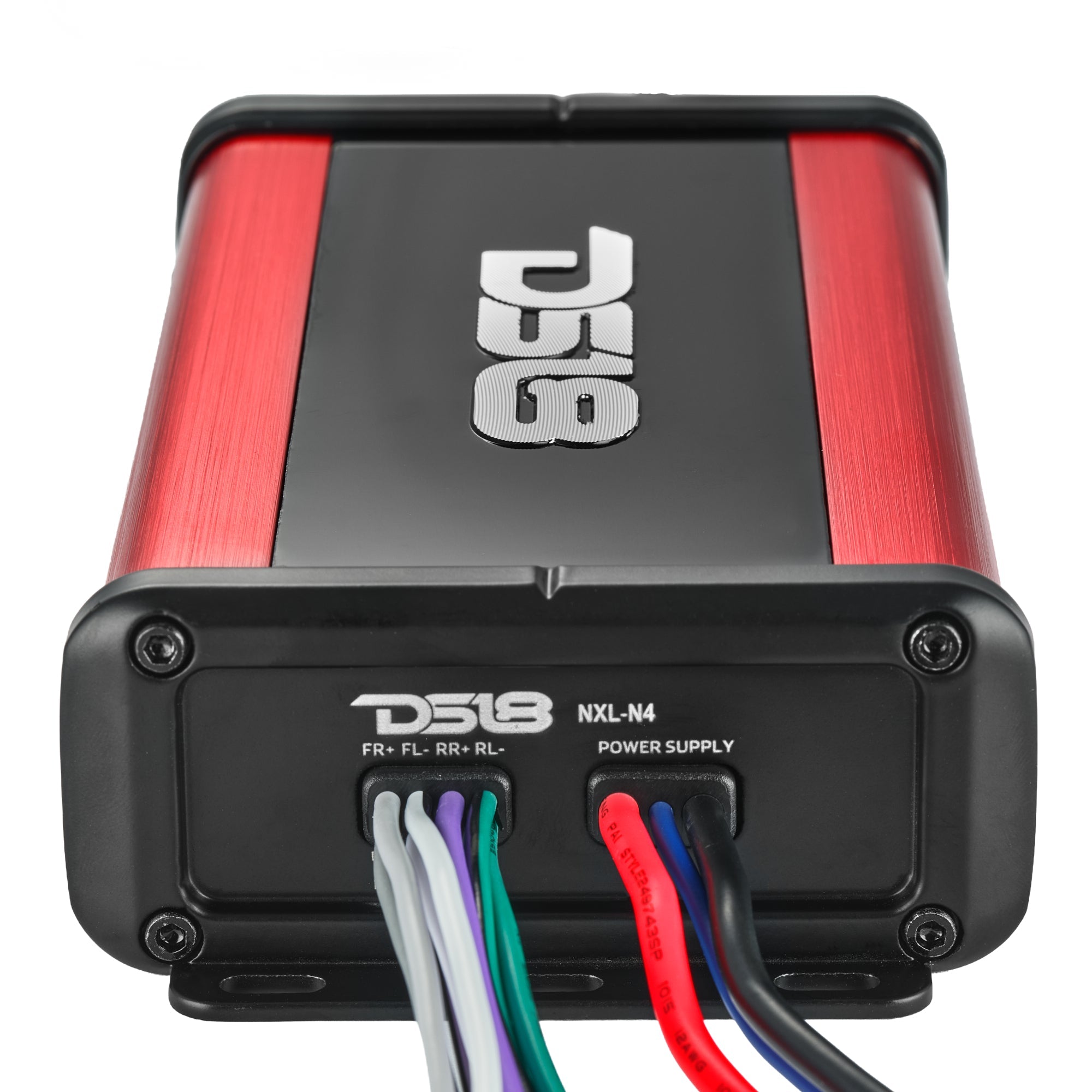 DS18 NXL 4-Channel Full-Range Class D Waterproof IP67 Marine and Powersports NANO Amplifier <br> 4 x 100 Watts Rms @ 4-Ohm