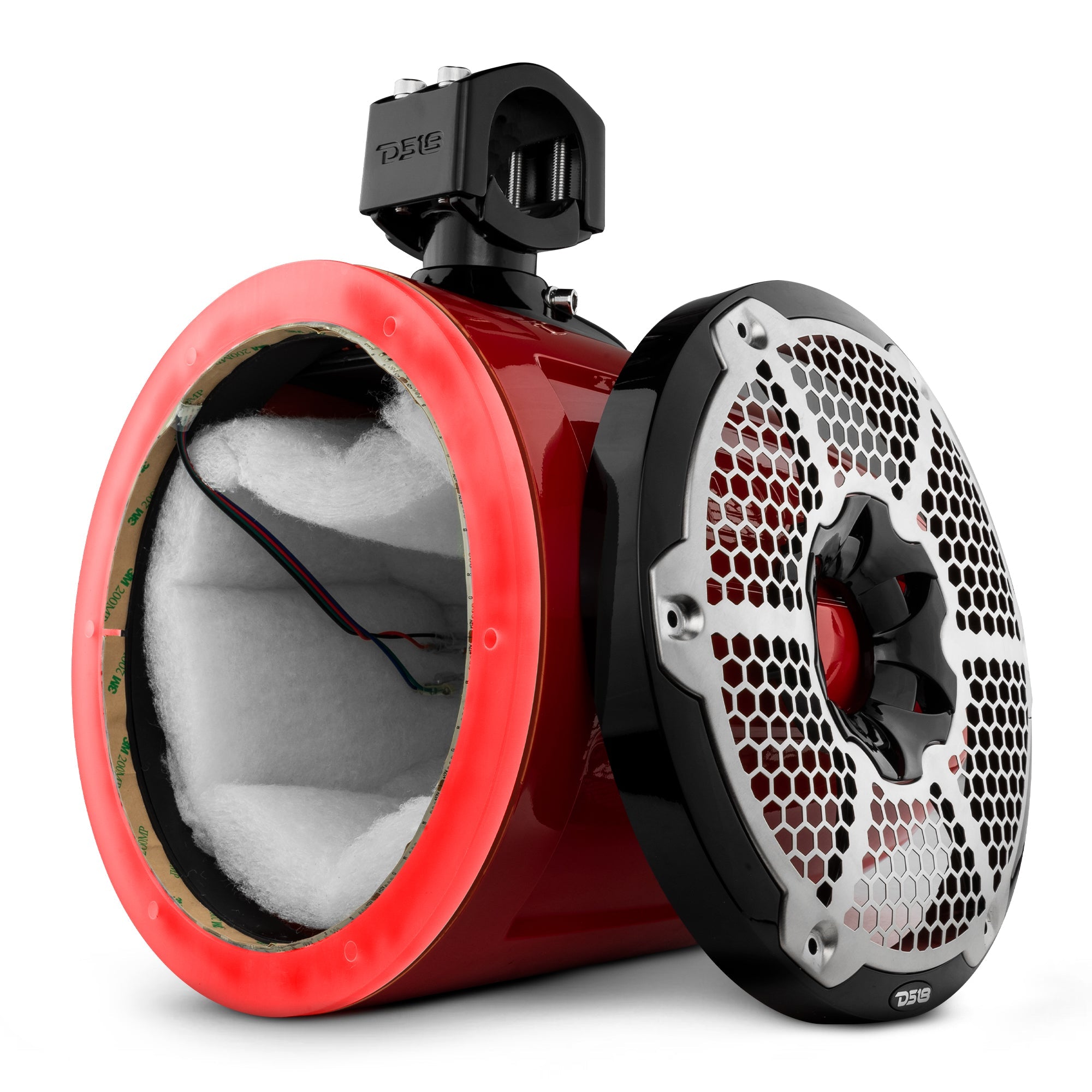 DS18 10" Marine Tower with Integrated RGB LED Lights No Speakers