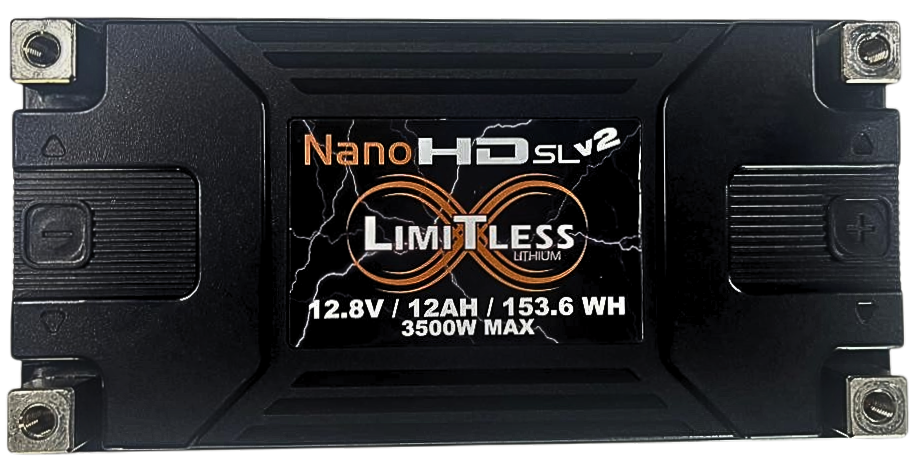 Limitless Lithium Nano-HD SLv2 12Ah LiFePO4 Powersports Battery BCI 20 + 3.5A Maintainer (3)