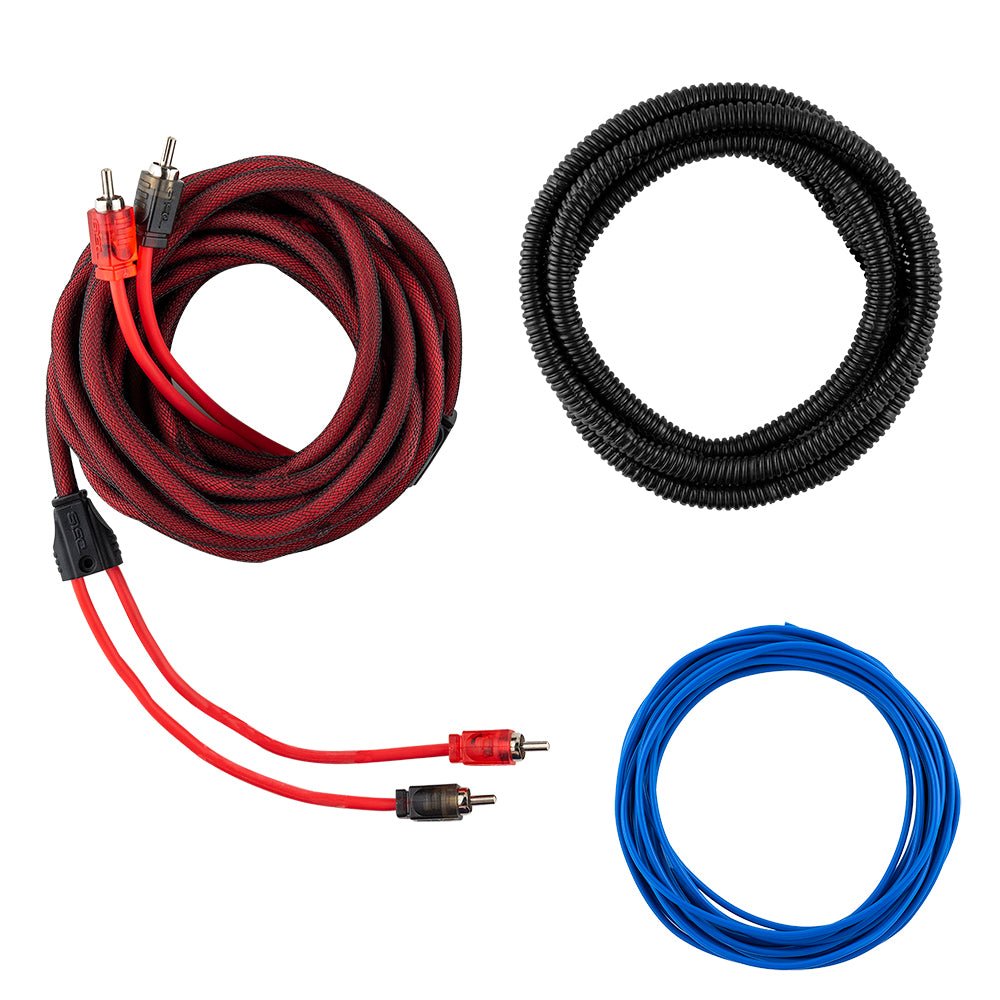 DS18 8-GA OFC 100% Copper Amplifier Installation Kit - RED