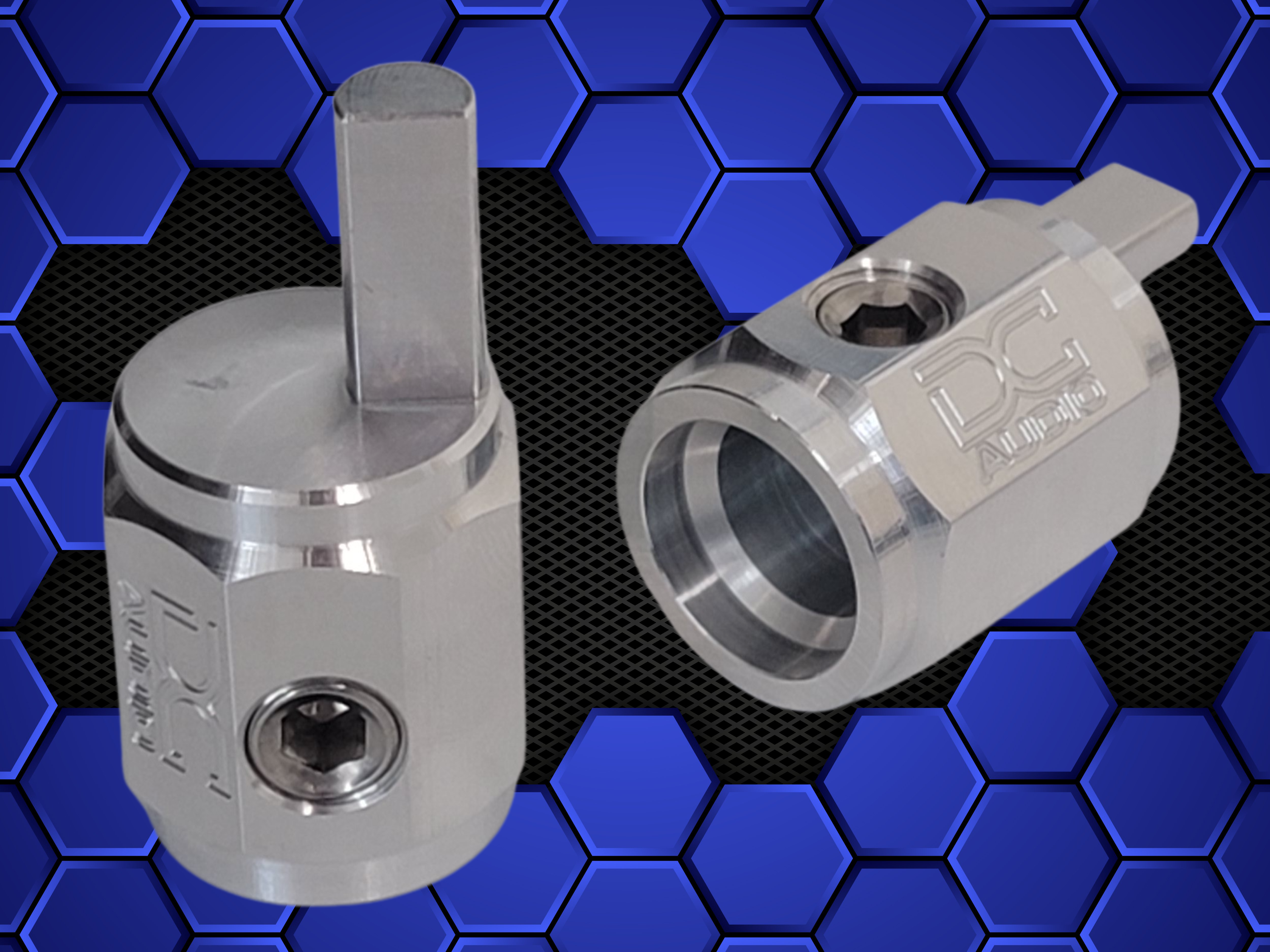 DC Audio Octo Series 1/0 to 4 AWG Wire Reducer (Aluminum)