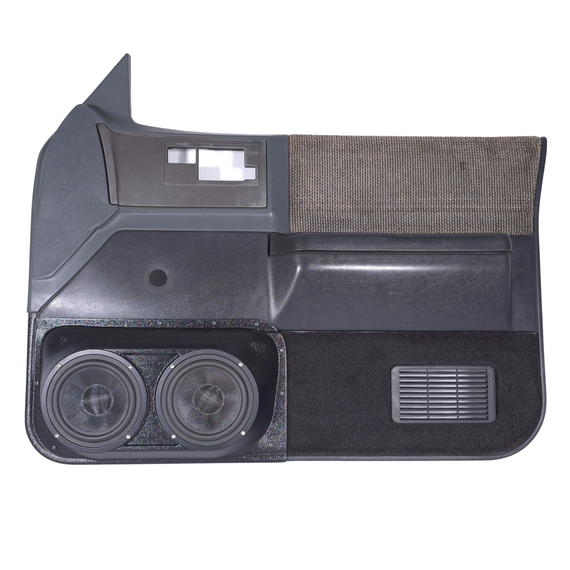 Custom Speaker Pods 88-CH-S0-UV-AL-FD-D6 1988-1993 S-10 Speaker Pods