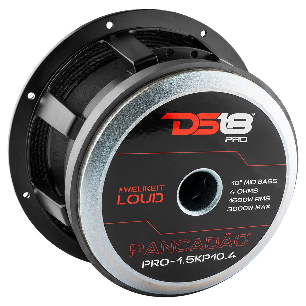 DS18 PANCADÃO Mid-Bass Loudspeaker 10" 1500 Watts Rms 4-Ohm