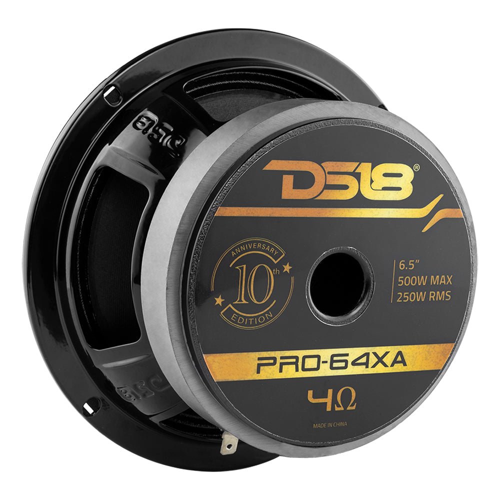 DS18 10th Anniversary Edition 6.5" Mid-Bass Loudspeaker 250 Watts Rms 4-Ohm