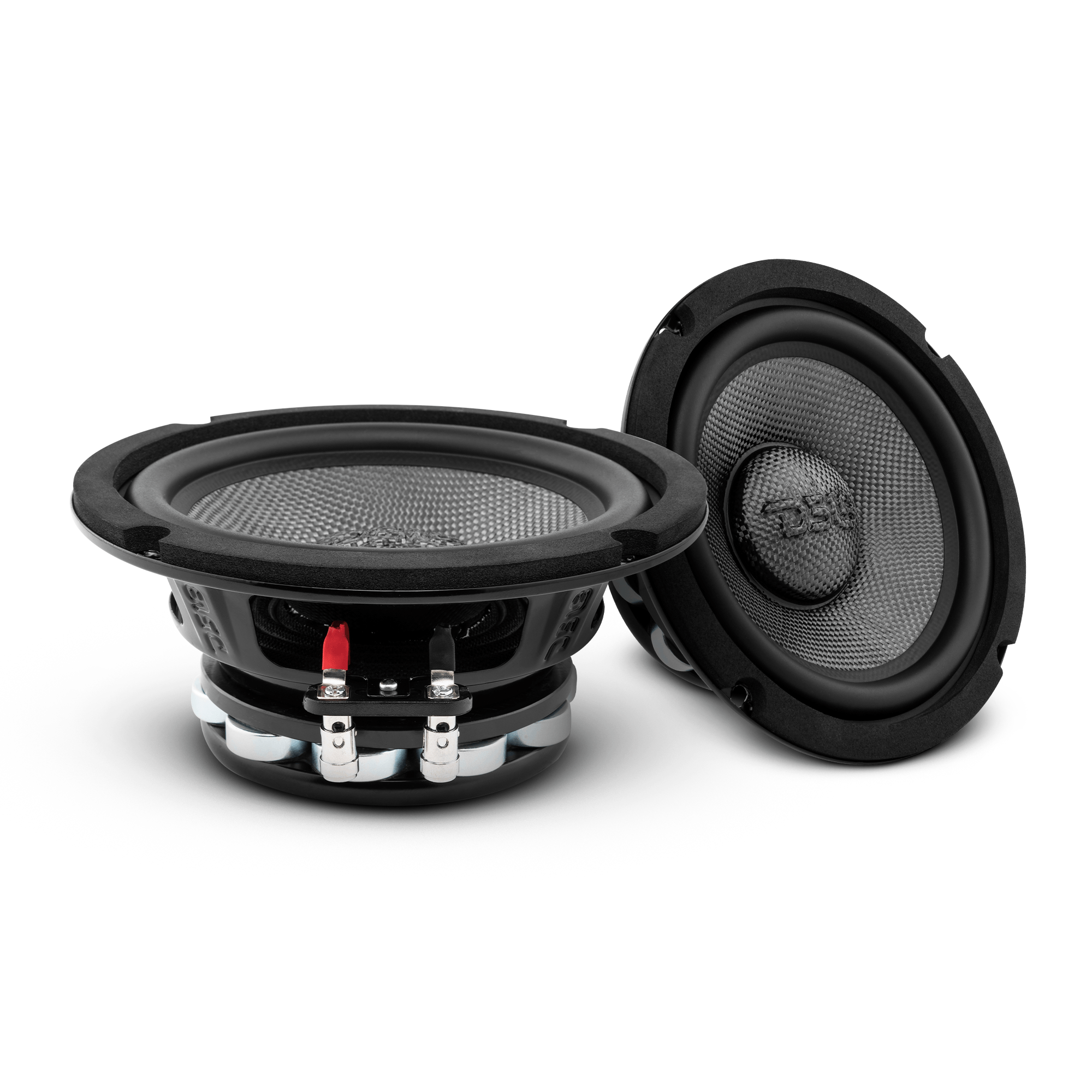 DS18 PRO 6.5" Neodymium Carbon Fiber Water resistant Cone Mid-Bass Loudspeaker 250 Watts Rms 2-Ohm
