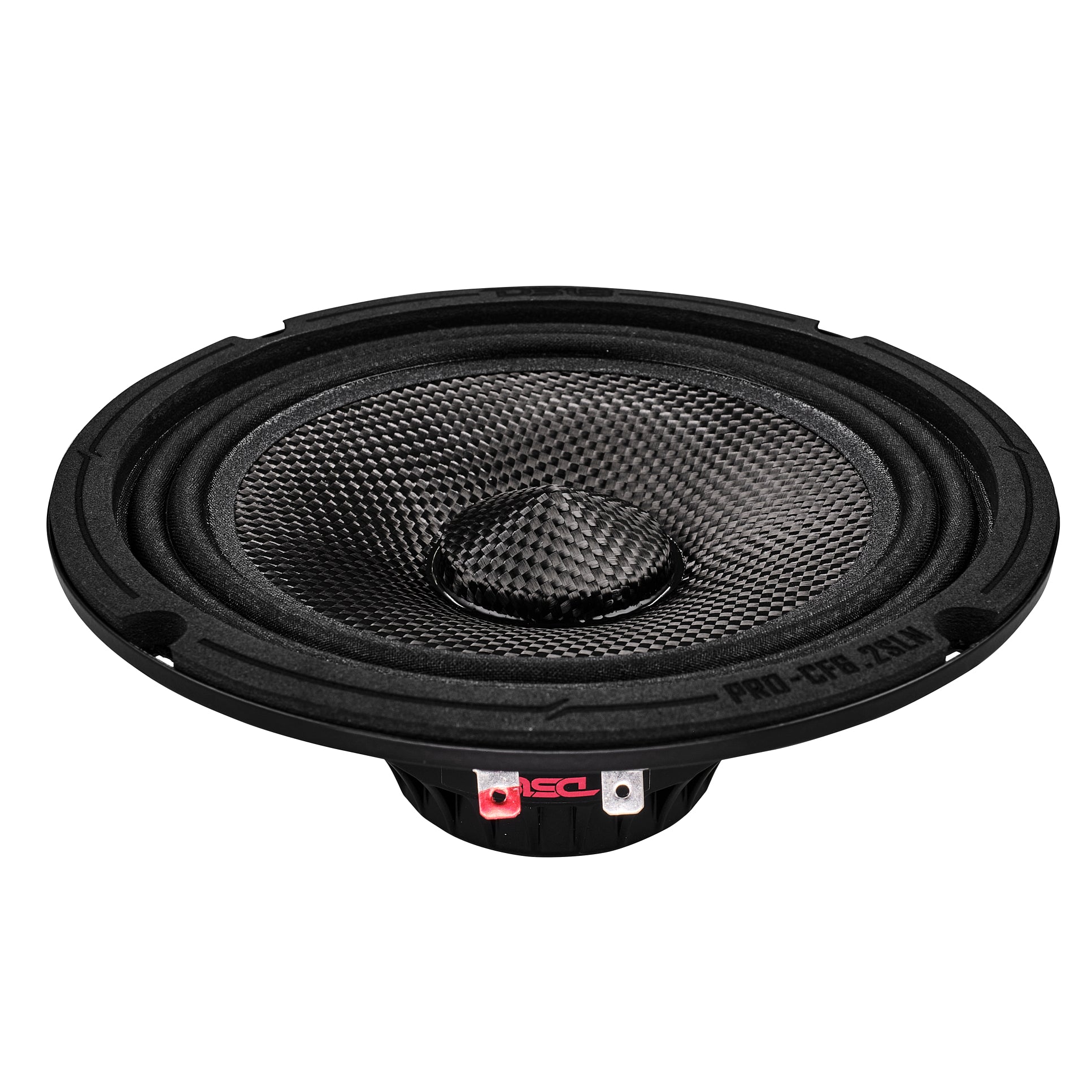 DS18 6.5” Slim Motorcycle & Motorsports Loudspeaker With Neodymium Magnet and Water Resistant Carbon Fiber Cone | 2-Ohm 150W RMS