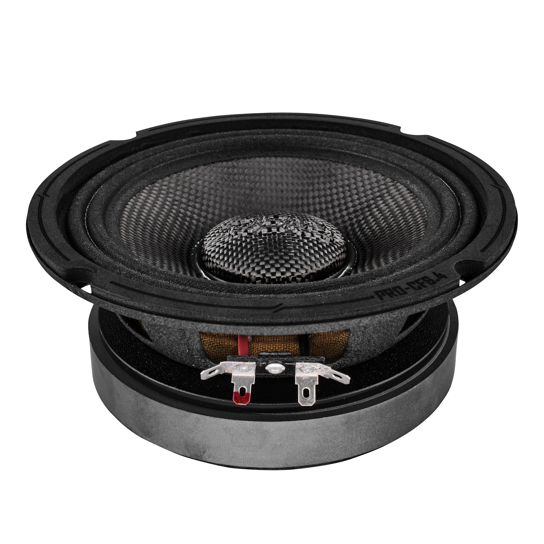 DS18 6.5” Motorcycle & Motorsports Loudspeaker With Water Resistant Carbon Fiber Cone | 4-Ohm 300W RMS