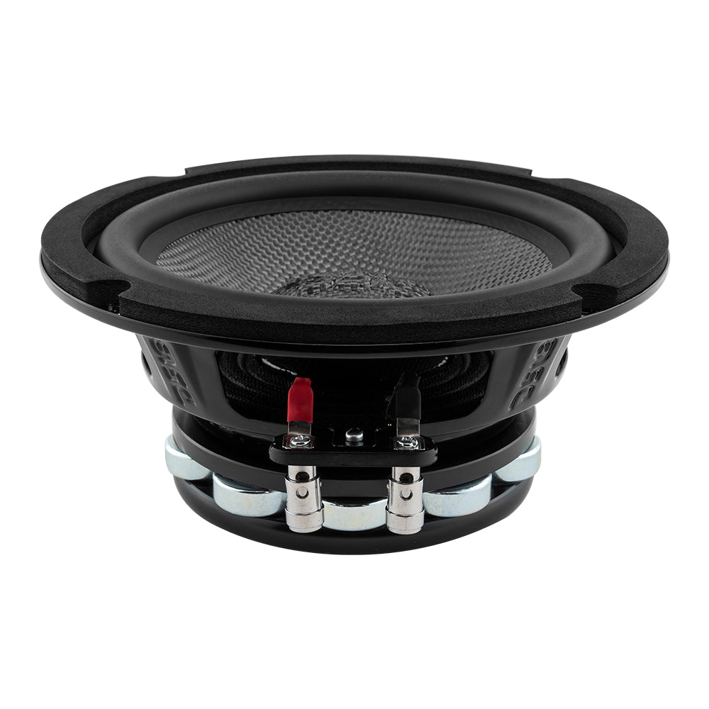DS18 PRO 6.5" Neodymium Carbon Fiber Water resistant Cone Mid-Bass Loudspeaker 250 Watts Rms 4-Ohm