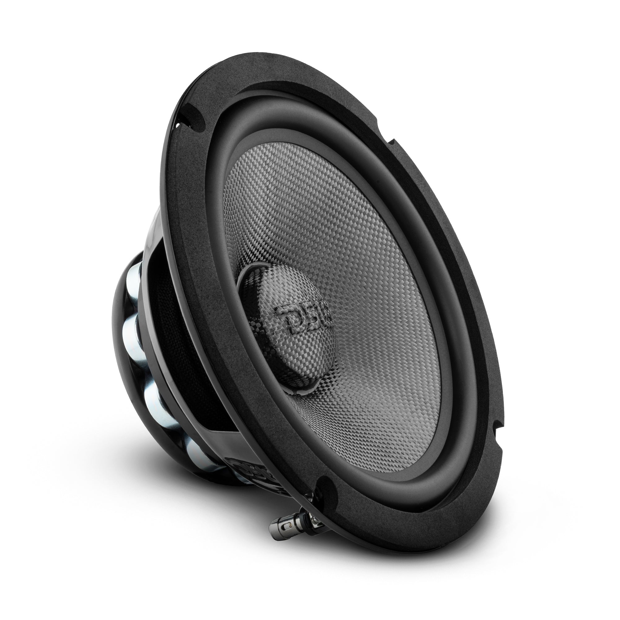 DS18 PRO 8" Neodymium Carbon Fiber Water resistant Cone Mid-Bass Loudspeaker 300 Watts Rms 2-Ohm