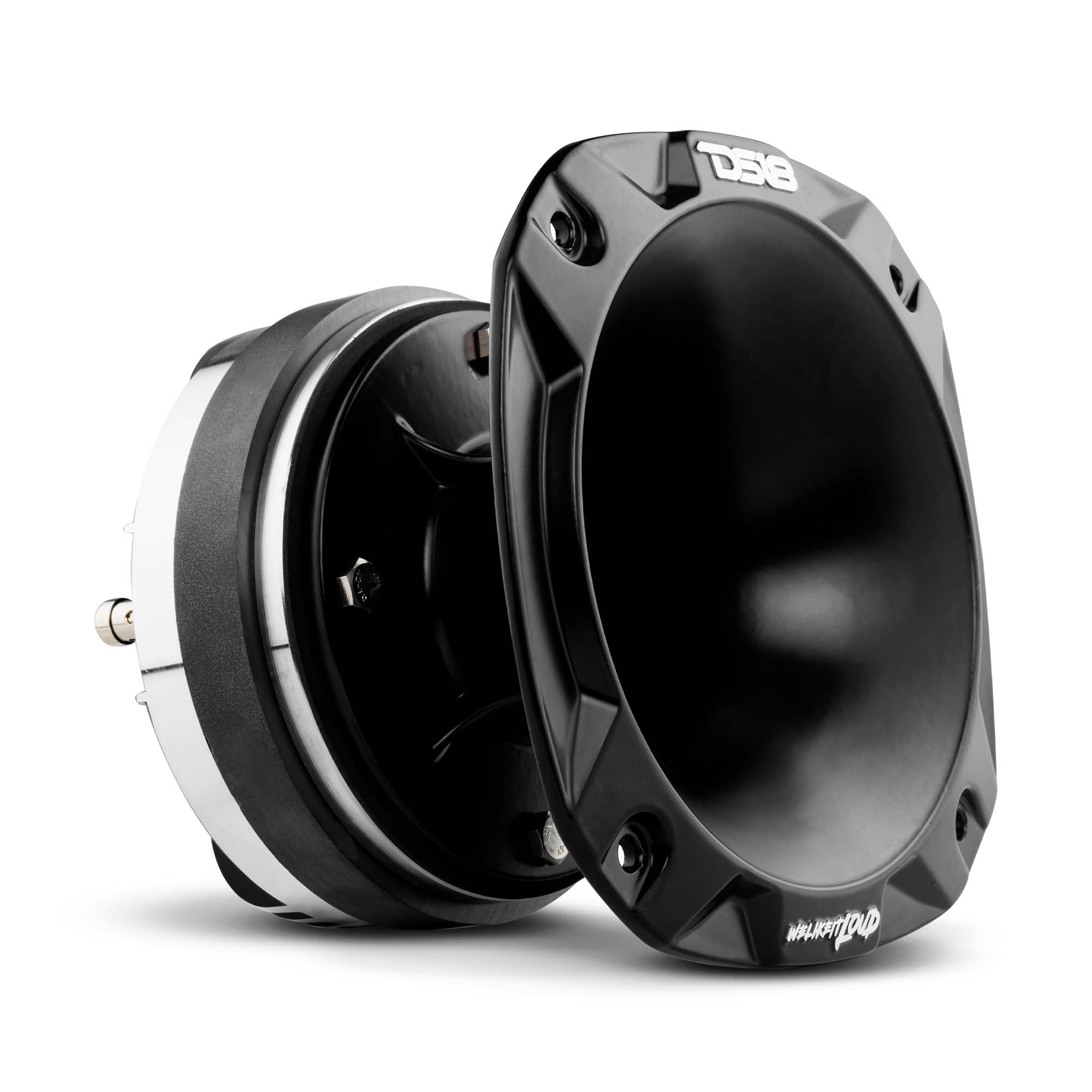 DS18 2" Driver Short Horn Kit 320 Watts 2" Titanium 8-Ohm Vc (PRO-D1+PRO-HA52/BK)