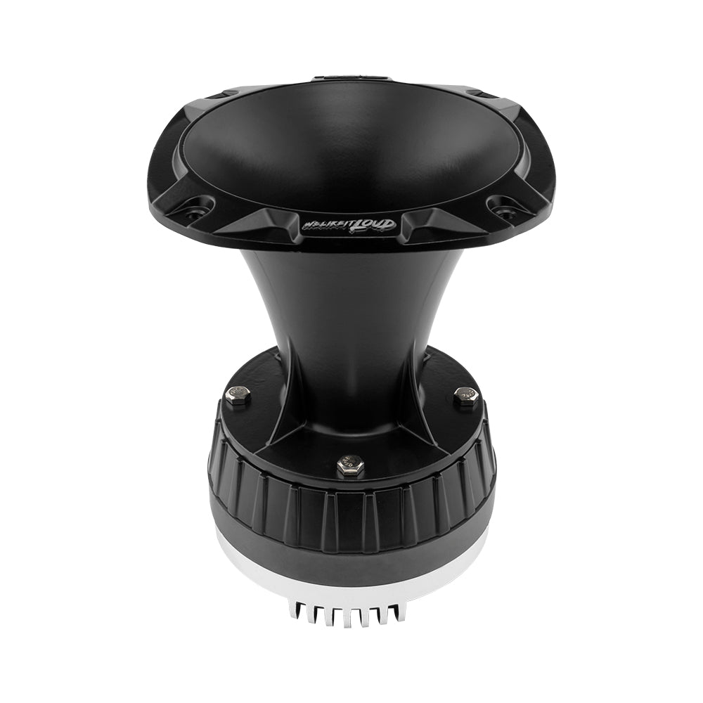 DS18 2" Driver with Spacer And Horn Kit 320 Watts 2" Titanium 8-Ohm Vc (PRO-D1+PRO-HA102/BK)