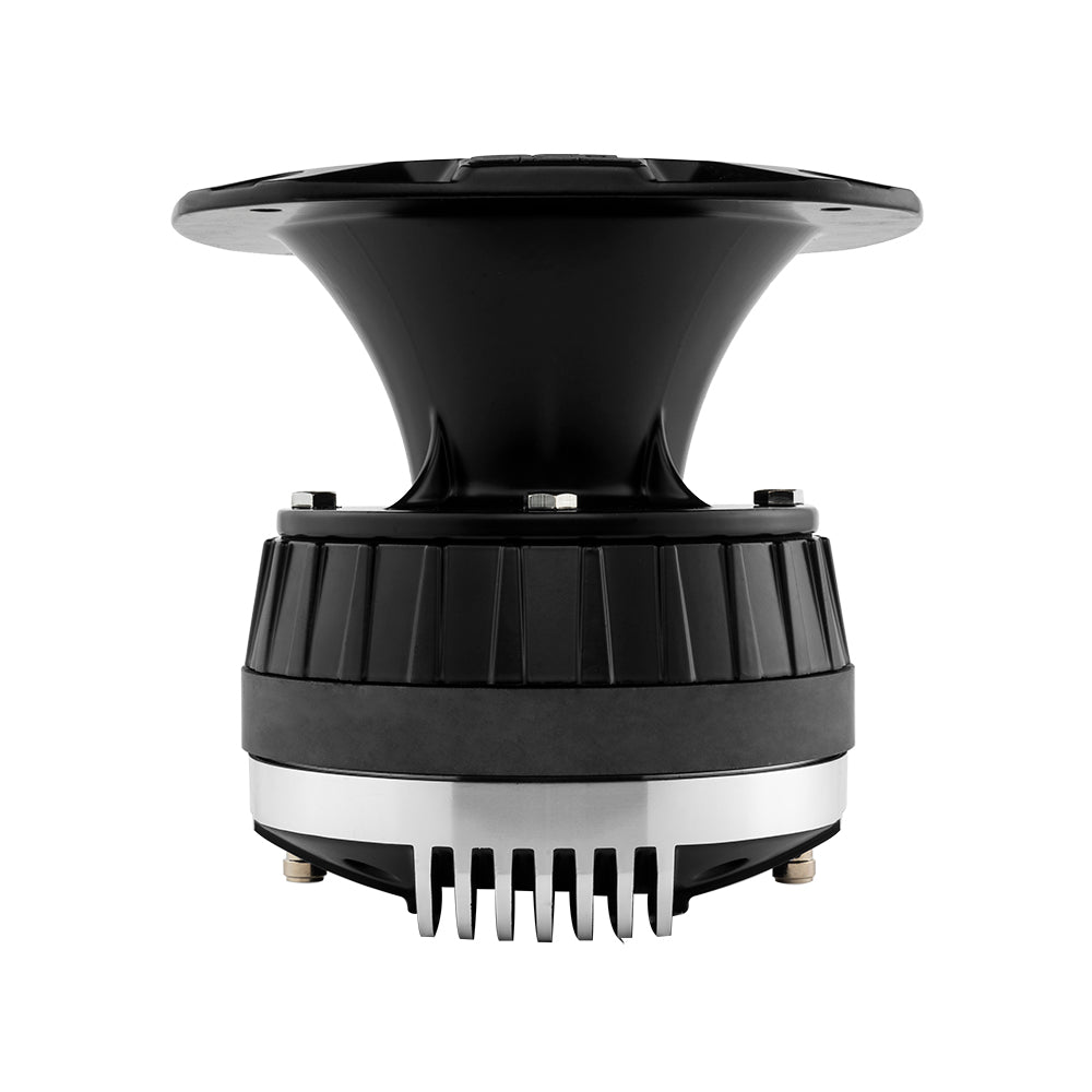 DS18 2" Throat Bolt On Neodymium Driver with Spacer, 2" Throat Titanium Voice Coil 640 Watts and PRO-HA52/BK Horn 680 Watts 118dB 8-Ohm Mounting Depth 5.22" Throat