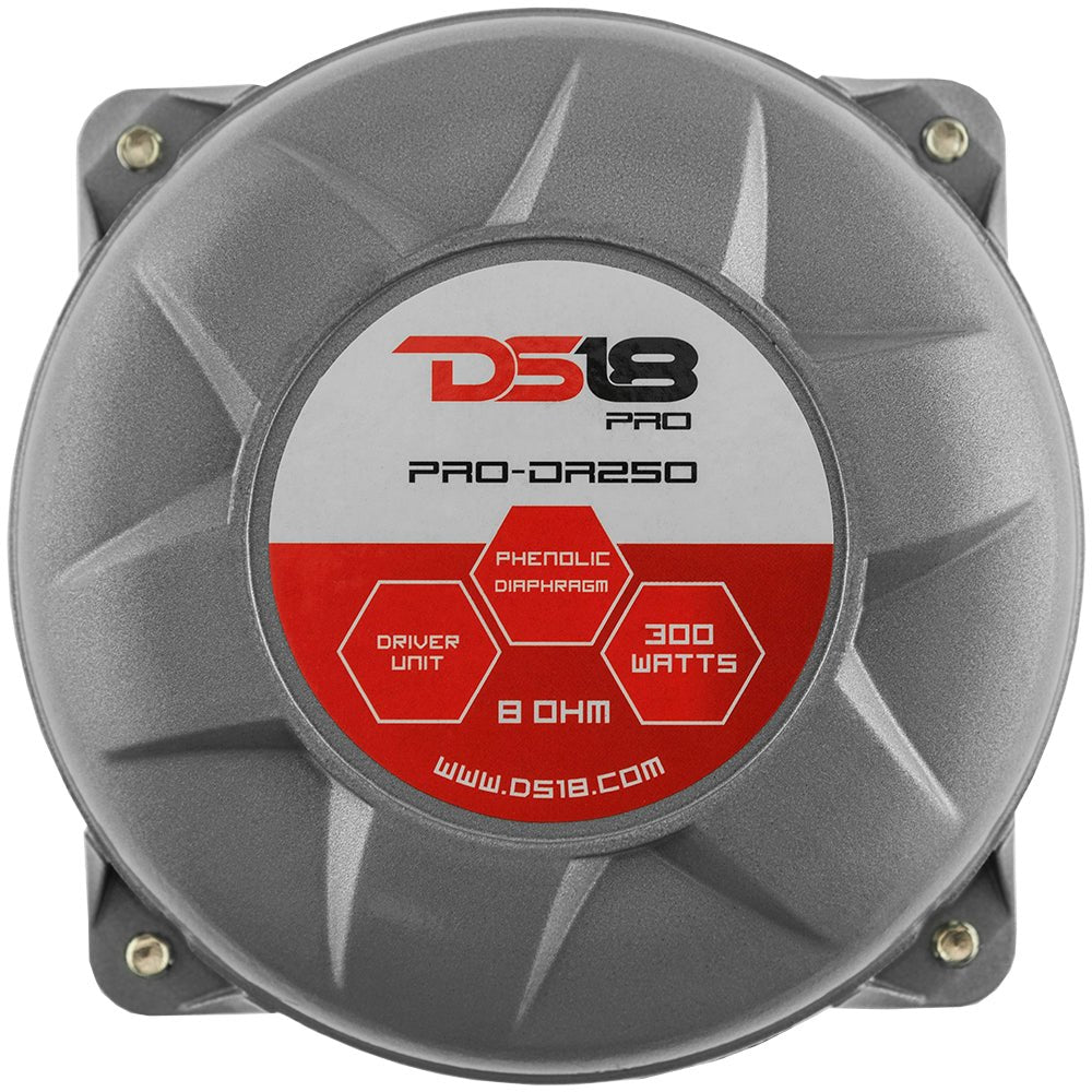 DS18 1" Throat Twist on Driver 200 Watts 2" Phenolic Vc 8-Ohm