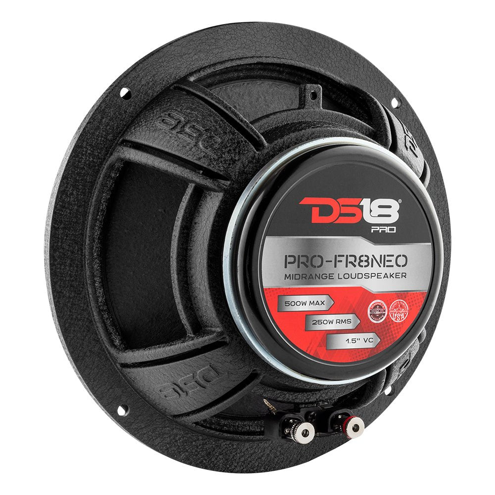 DS18 PRO 8" Neodymium Full-Range Bullet Loudspeaker 250 Watts Rms 4-Ohm