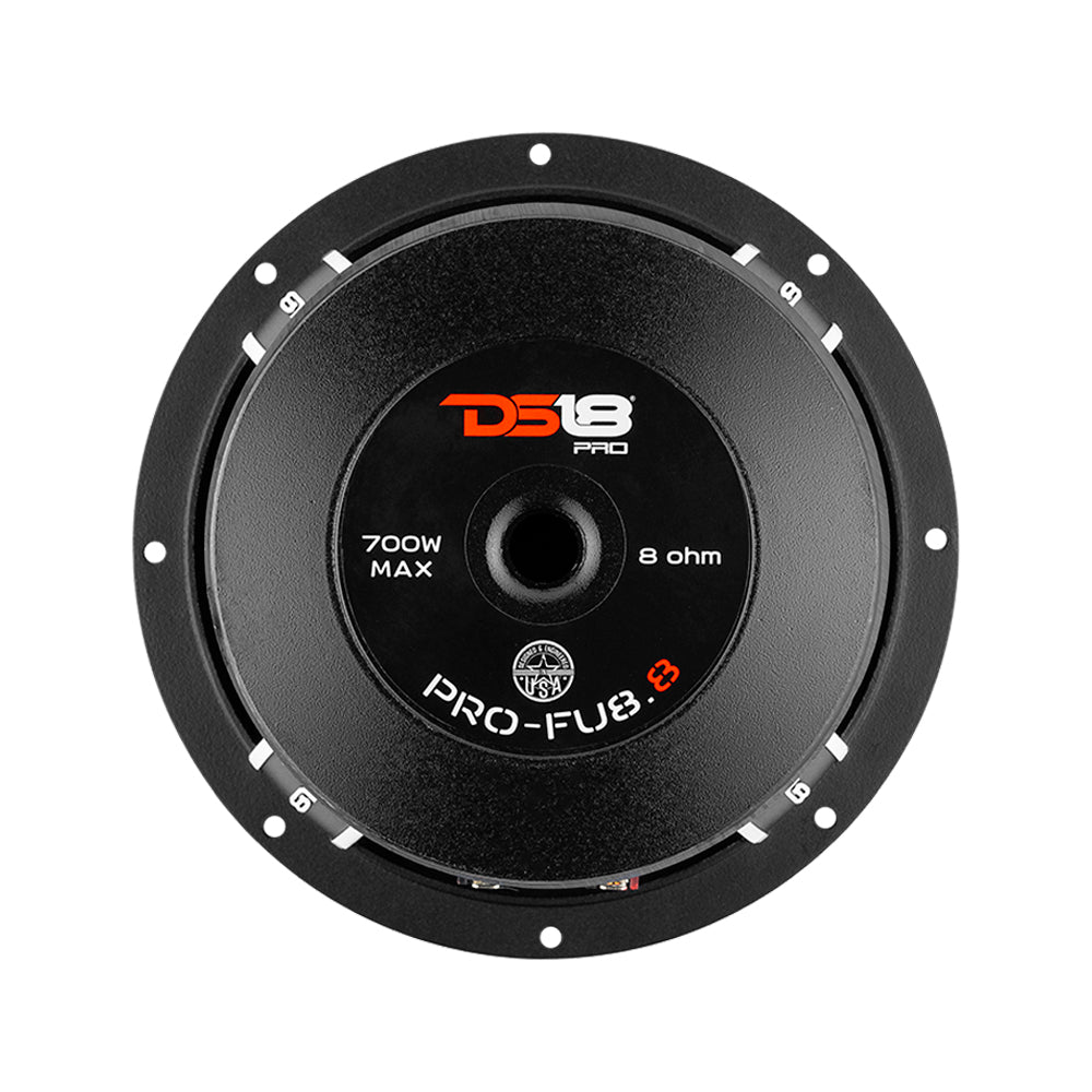 DS18 PRO-FU 8" Mid-Range Loudspeaker 350 Watts Rms 8-Ohm