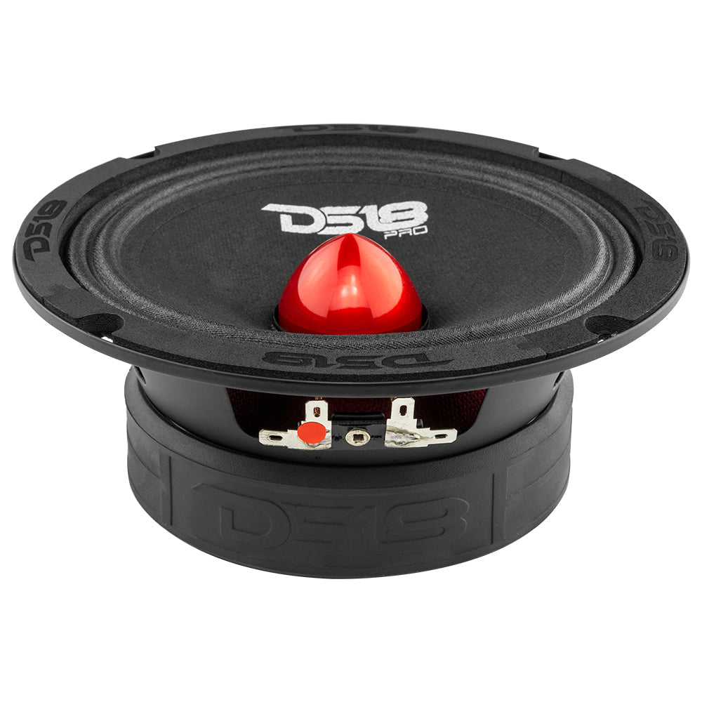 DS18 PRO 6.5" Mid-Range Loudspeaker with Bullet | 140W RMS 4-Ohm