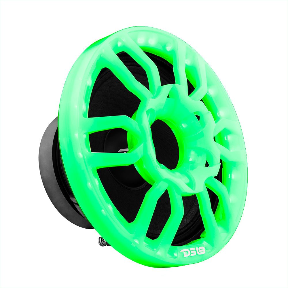 DS18 8" Universal Speaker Grill Cover -RGB LED Lights