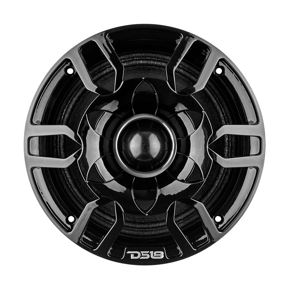 DS18 6.5" Speaker Grill with Built-in 1.75" Voice Coil Neodymium Bullet Tweeter 250 Watts