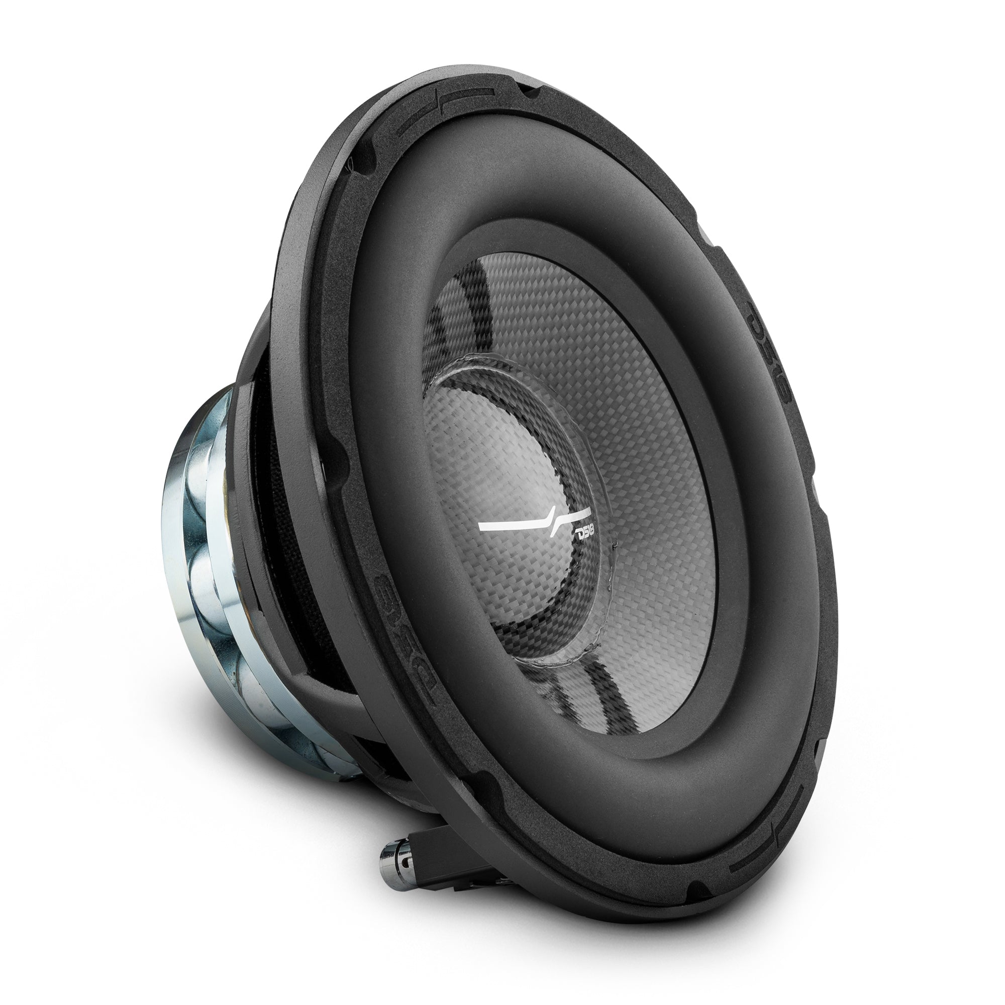 DS18 PRO 8" Neodymium Water resistant Carbon Fiber Cone Mid-Bass Woofer 250 Watts Rms 4-Ohm