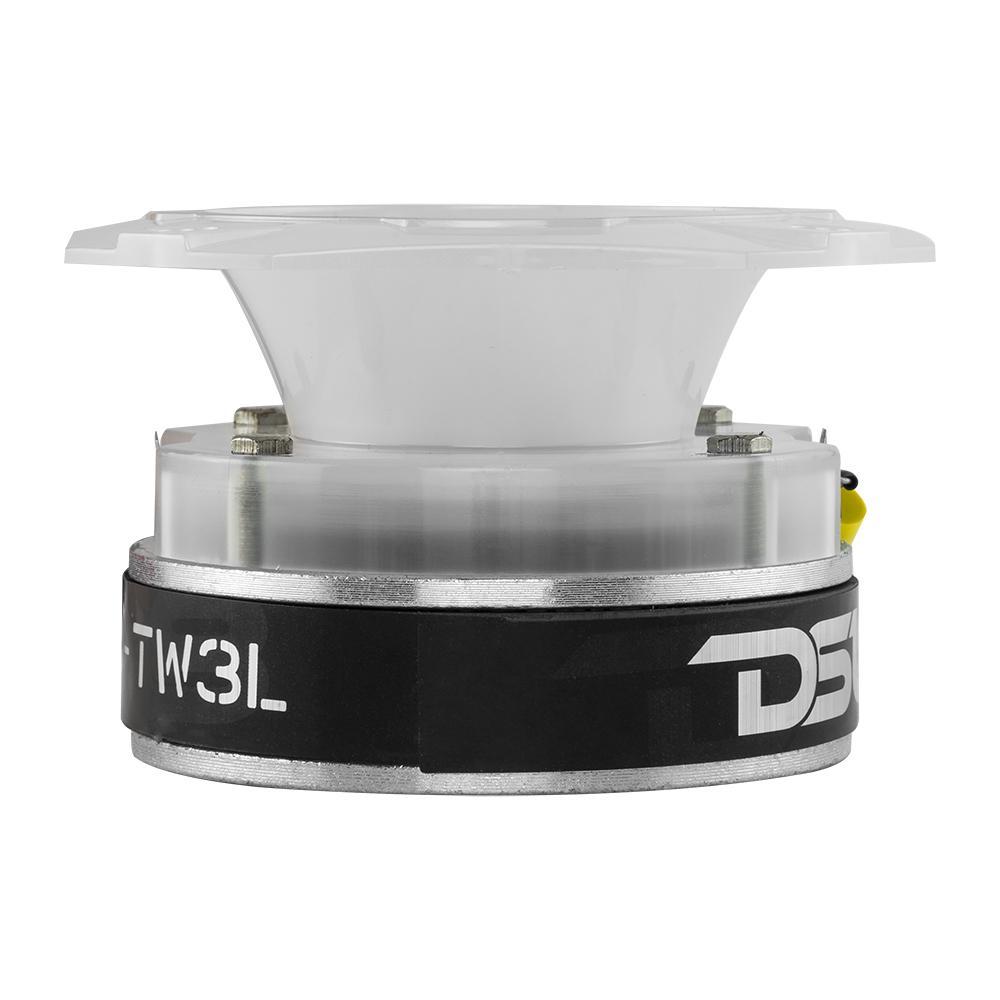 DS18 4" Super Bullet Tweeter 250 Watts 1.5" Titanium 4-Ohm Vc with RGB LED Lights