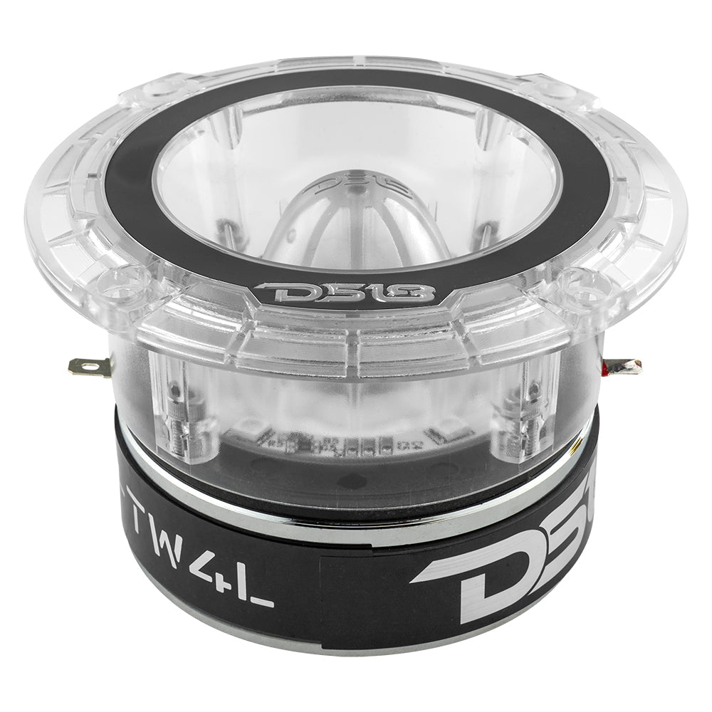 DS18 4.5" Super Bullet Tweeter 280 Watts 1.75" Titanium 4-Ohm Vc with RGB LED Lights