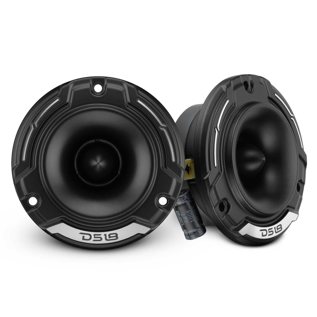DS18 PRO-TWZ1S 3.8" Shallow-Mount Super Bullet Compression Tweeter with 1" Aluminum Voice Coil 100 Watts RMS 4
