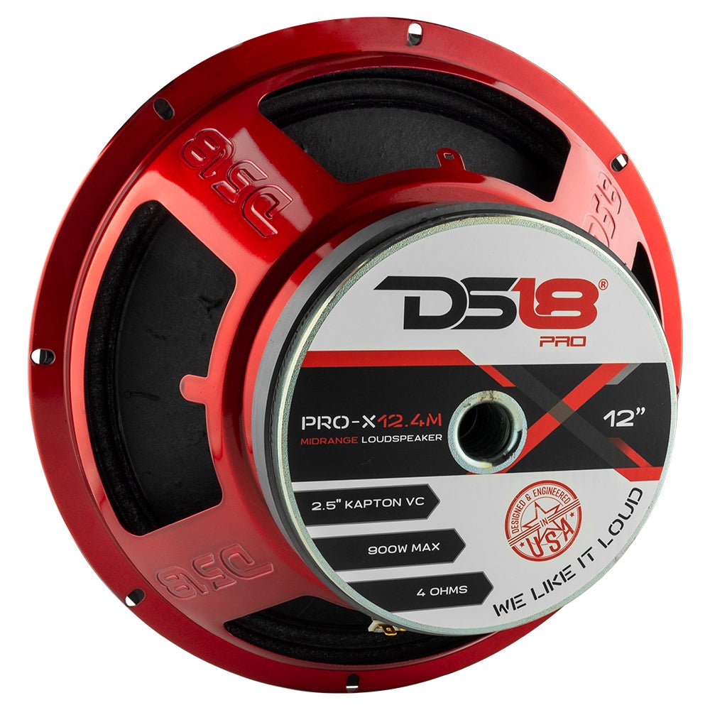 DS18 PRO-X 12" Mid-Range Loudspeaker 450 Watts Rms 4-Ohm