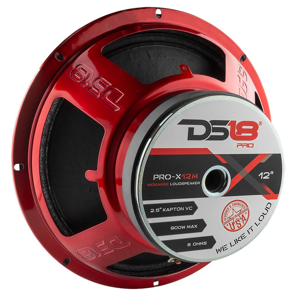 DS18 PRO-X 12" Mid-Range Loudspeaker 450 Watts Rms 8-Ohm