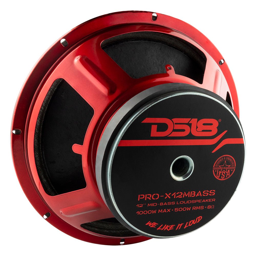 DS18 PRO-X 12" Mid-Bass Loudspeaker | 500W RMS 8-Ohm