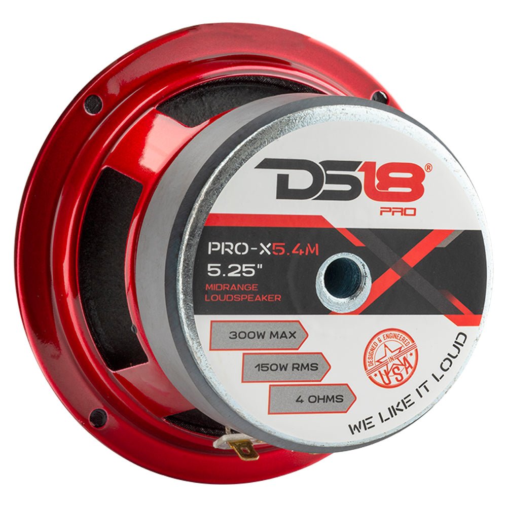 DS18 PRO-X 5.25" Mid-Range Loudspeaker 150 Watts Rms 4-Ohm