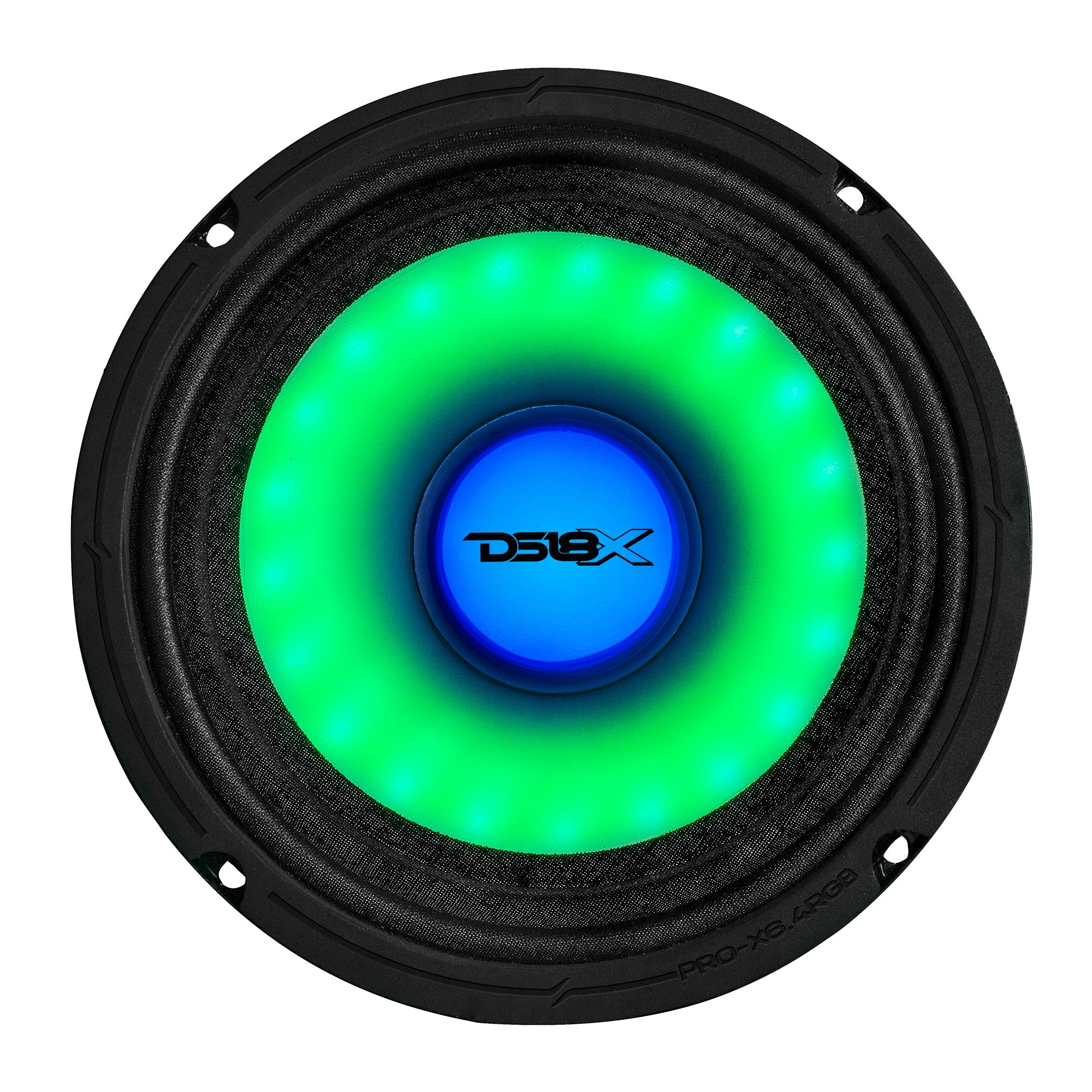 DS18 6.5" Mid-Range Loudspeaker with Dual RGB LED For Cone & Dust Cap 250 Watts 4-Ohm