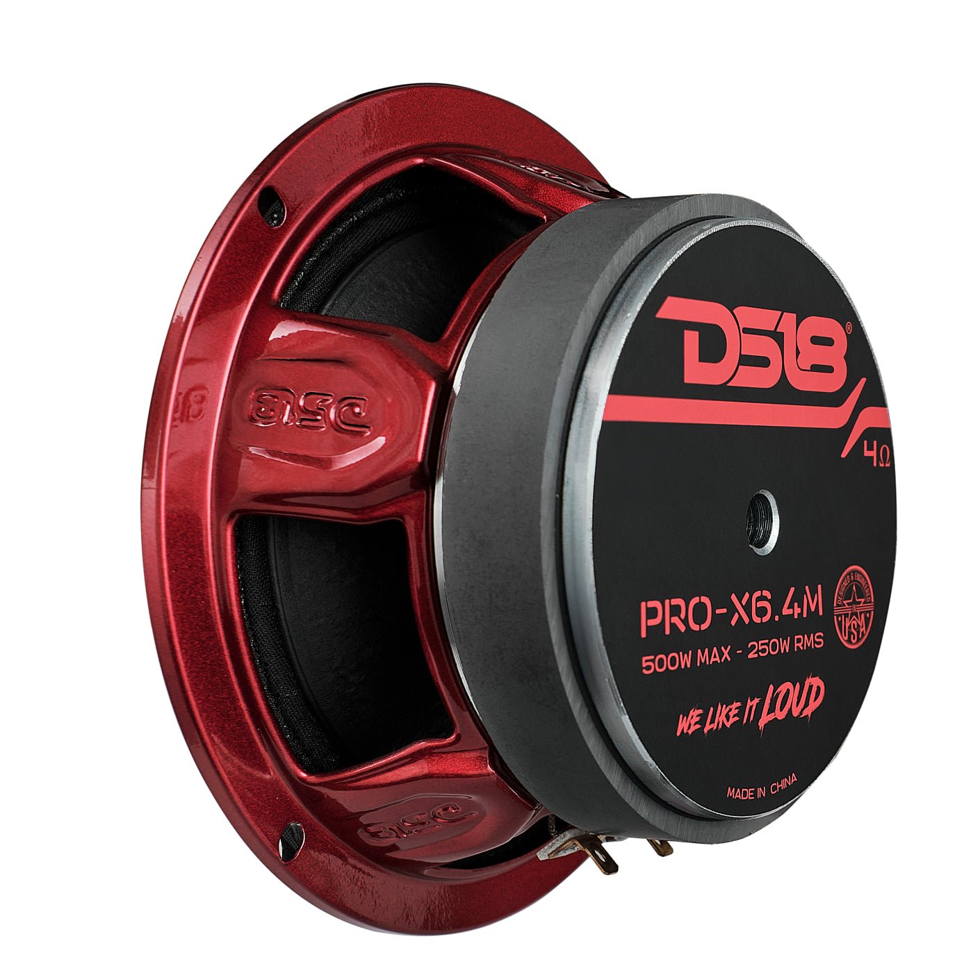 DS18 PRO-X 6.5" Mid-Range Loudspeaker 250 Watts Rms 4-Ohm