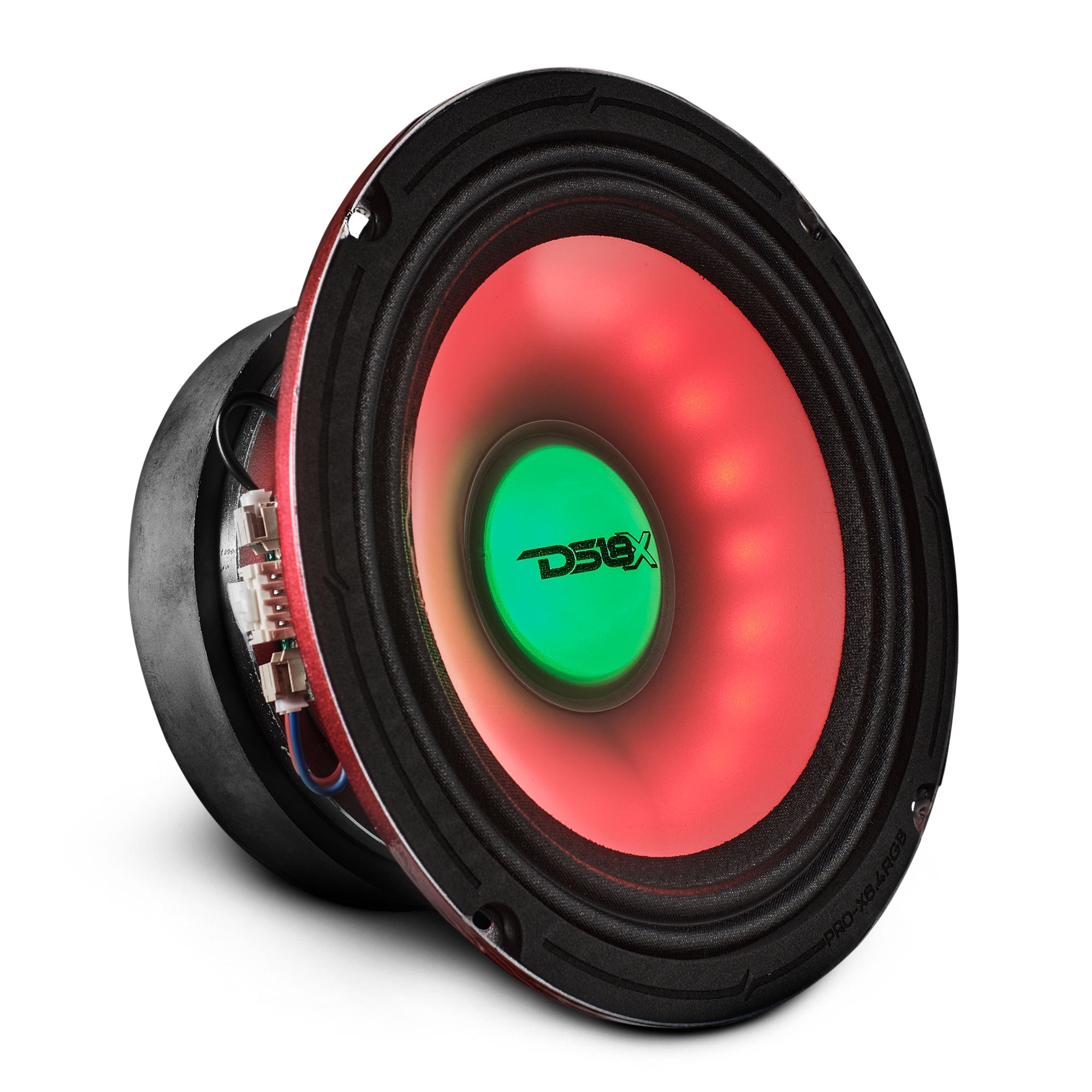 DS18 6.5" Mid-Range Loudspeaker with Dual RGB LED For Cone & Dust Cap 250 Watts 4-Ohm