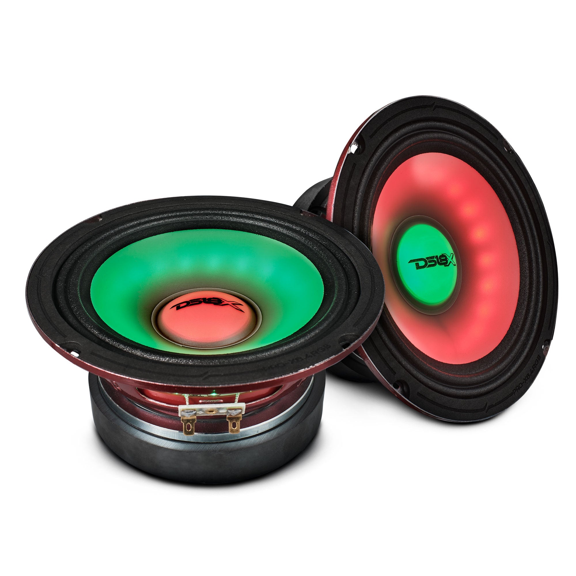 DS18 6.5" Mid-Range Loudspeaker with Dual RGB LED For Cone & Dust Cap 250 Watts 4-Ohm