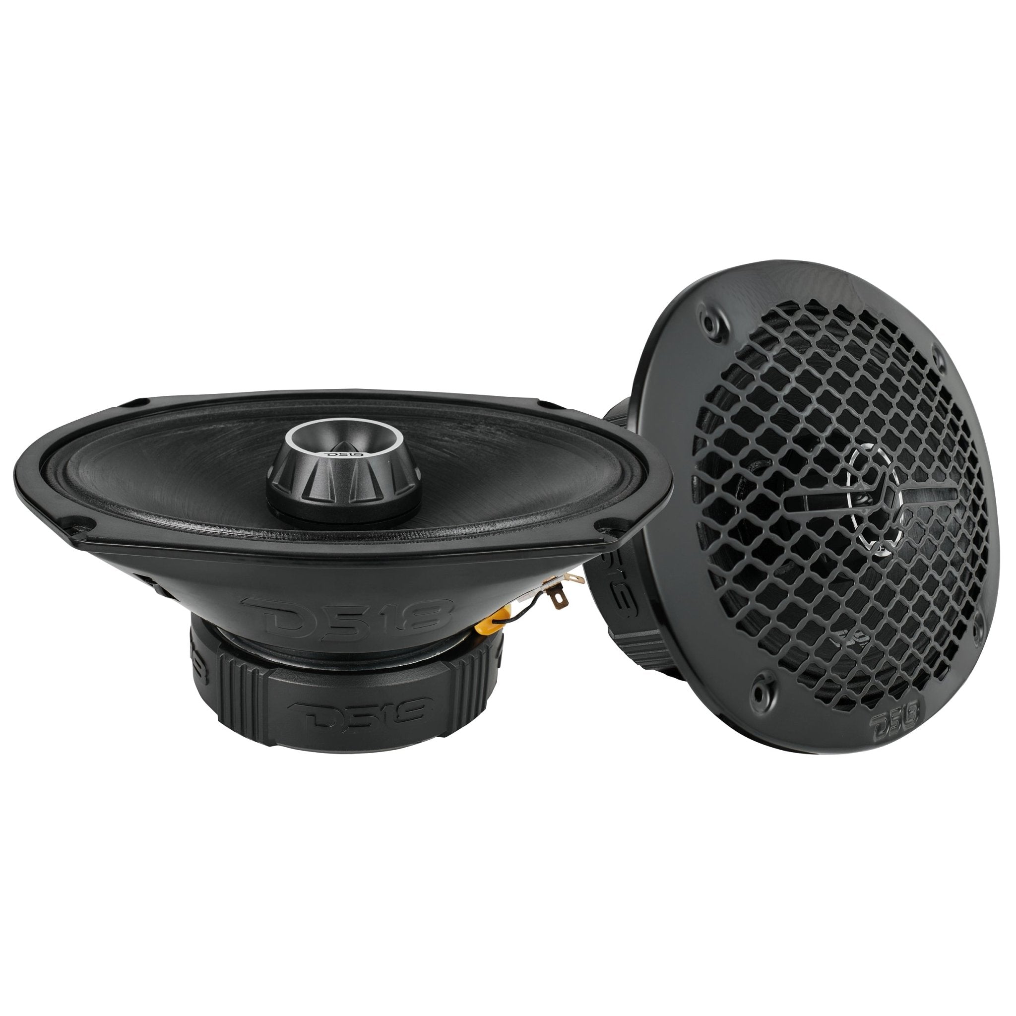 DS18 PRO Audio Component System: 6.5" & 6x9" with Built-In Bullet Tweeters