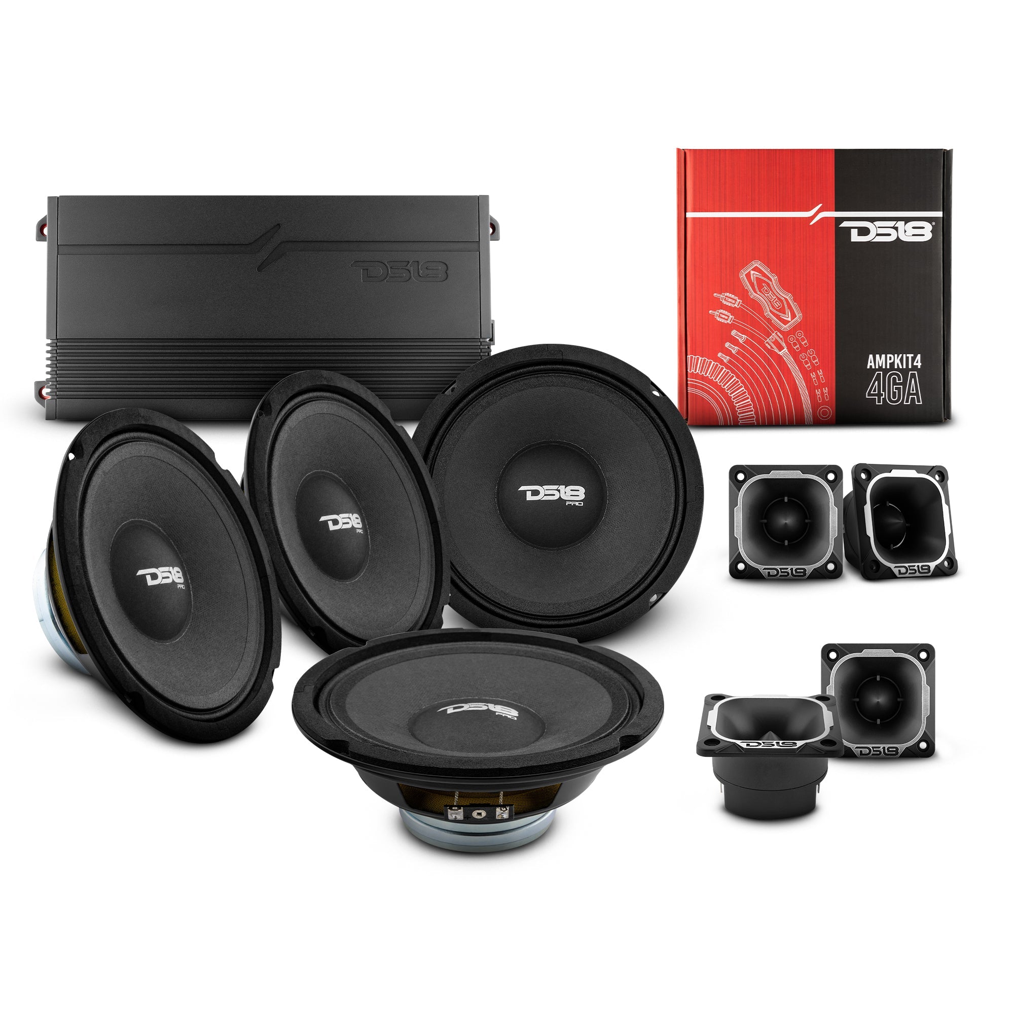 DS18 Stage2 Pro Audio Neo Midrange Package