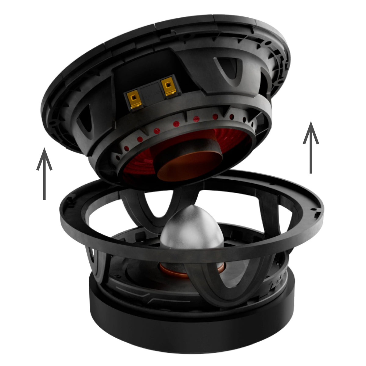 DS18 PROJECT360.64B PROJECT360 6.5" Mid-High Bullet Loudspeaker 300 Watts Rms 4-Ohm — view 4