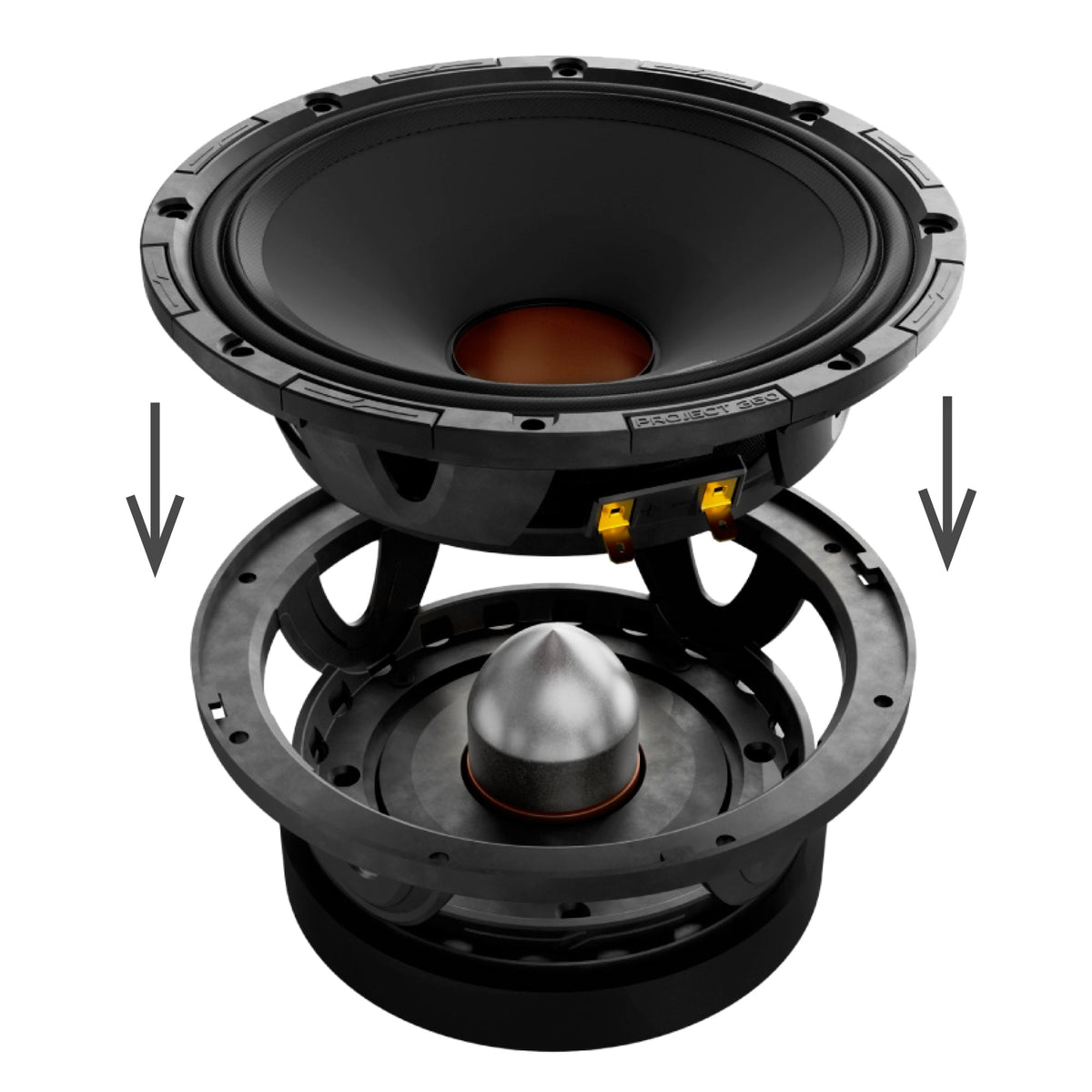 DS18 PROJECT360.64B PROJECT360 6.5" Mid-High Bullet Loudspeaker 300 Watts Rms 4-Ohm — view 5